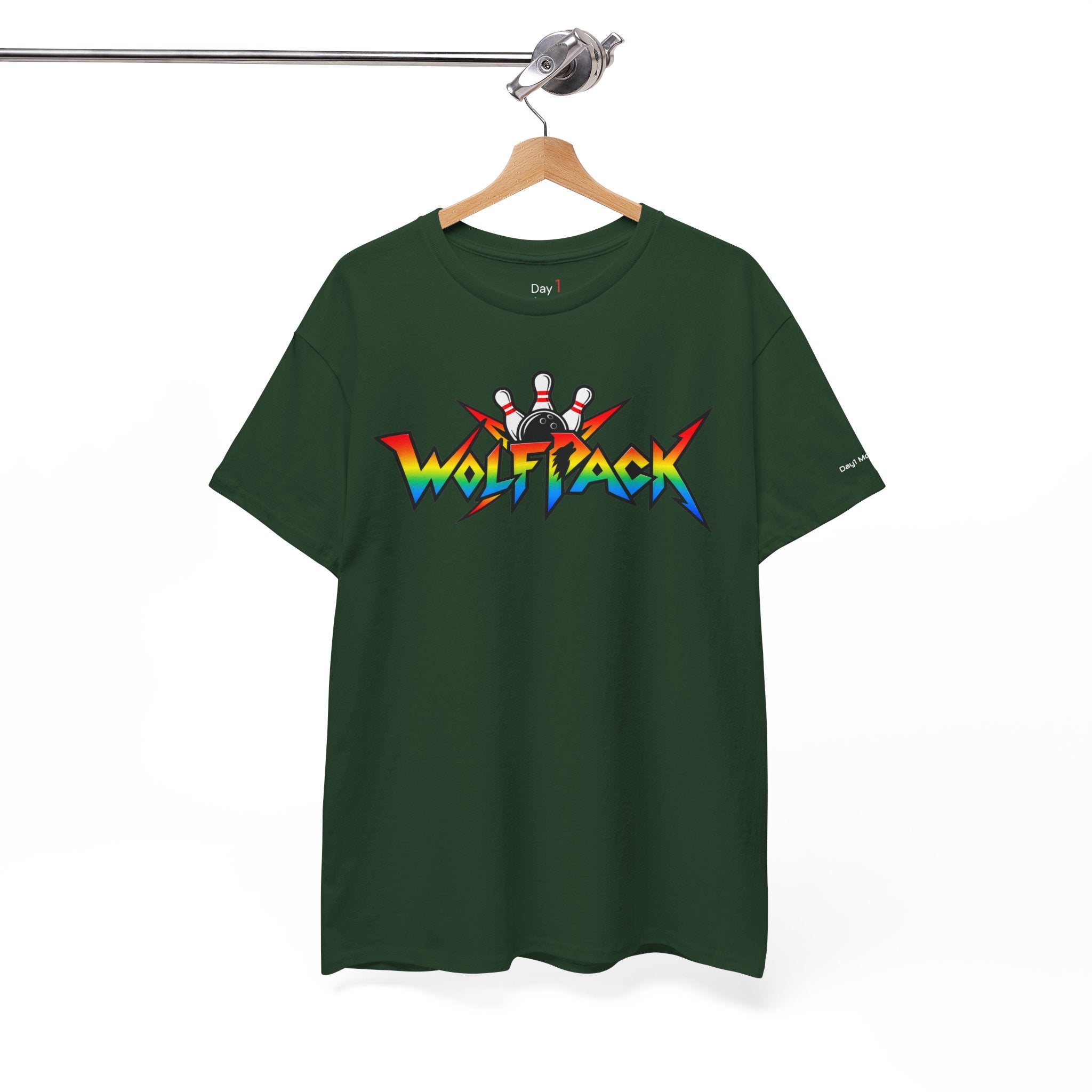 "Wolfpack Force" Bowling Tee — Graphic T-Shirt