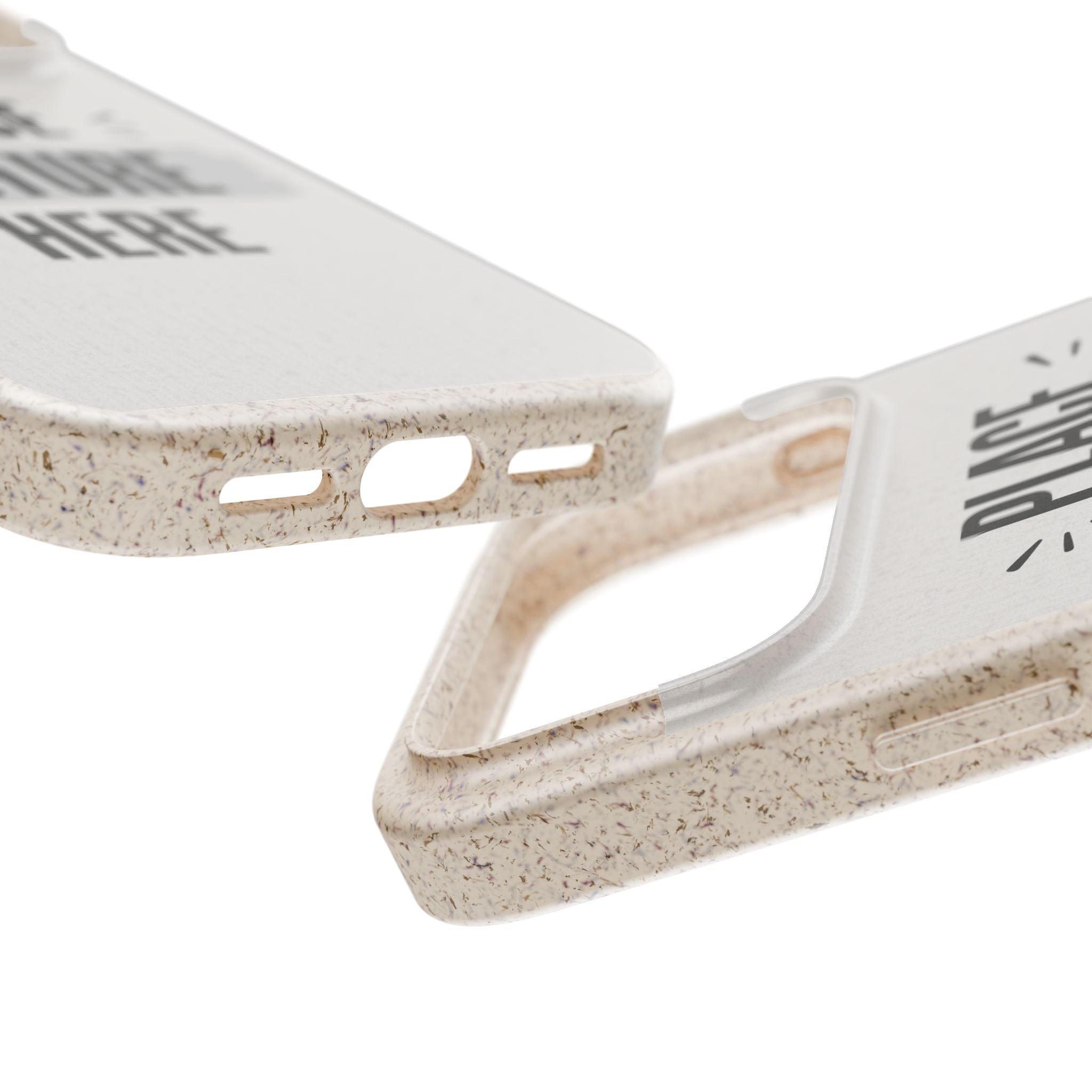 Biodegradable Phone Case — Eco-Friendly Customizable "Place Picture Here" Design