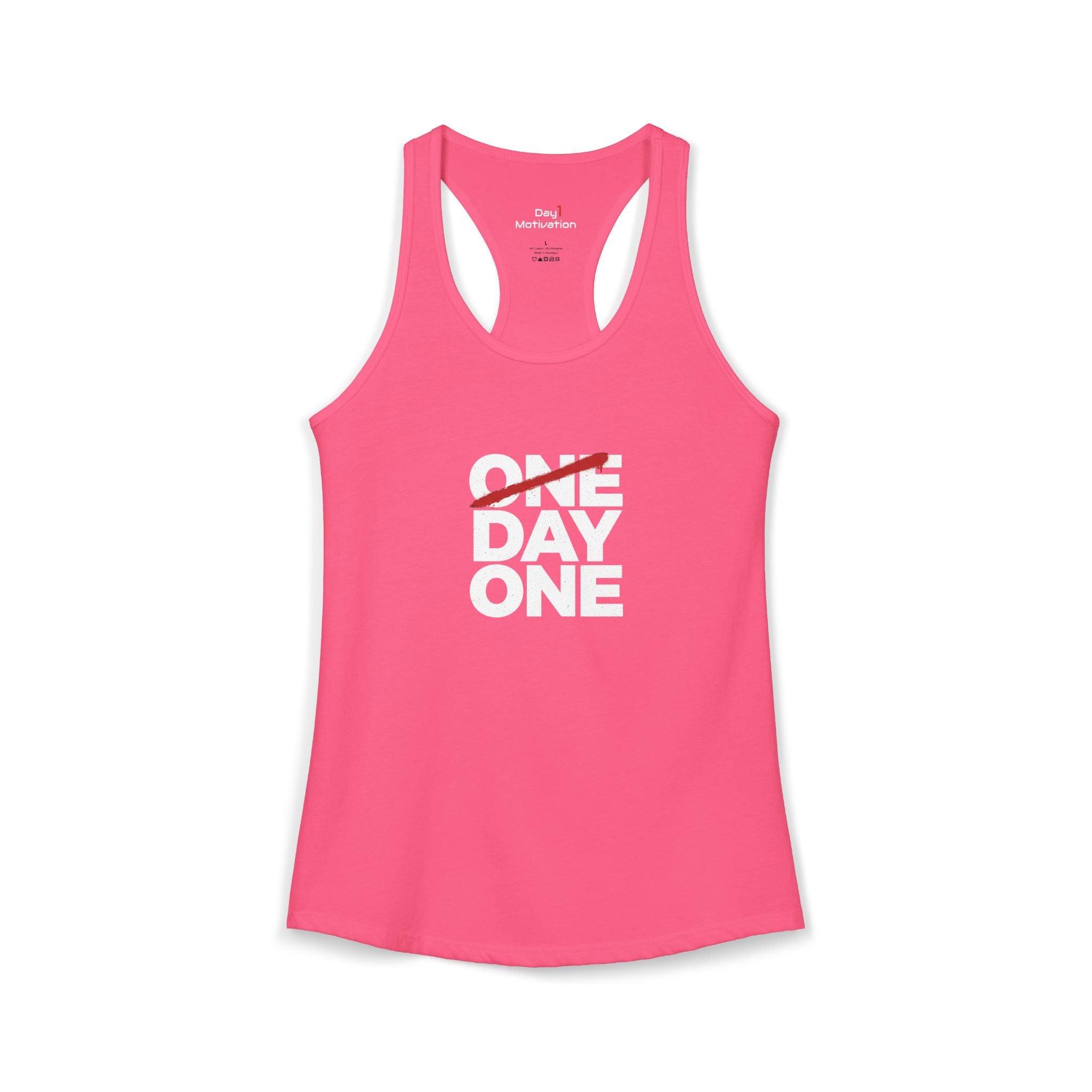 "Day One" - Women's Ideal Racerback Tank
