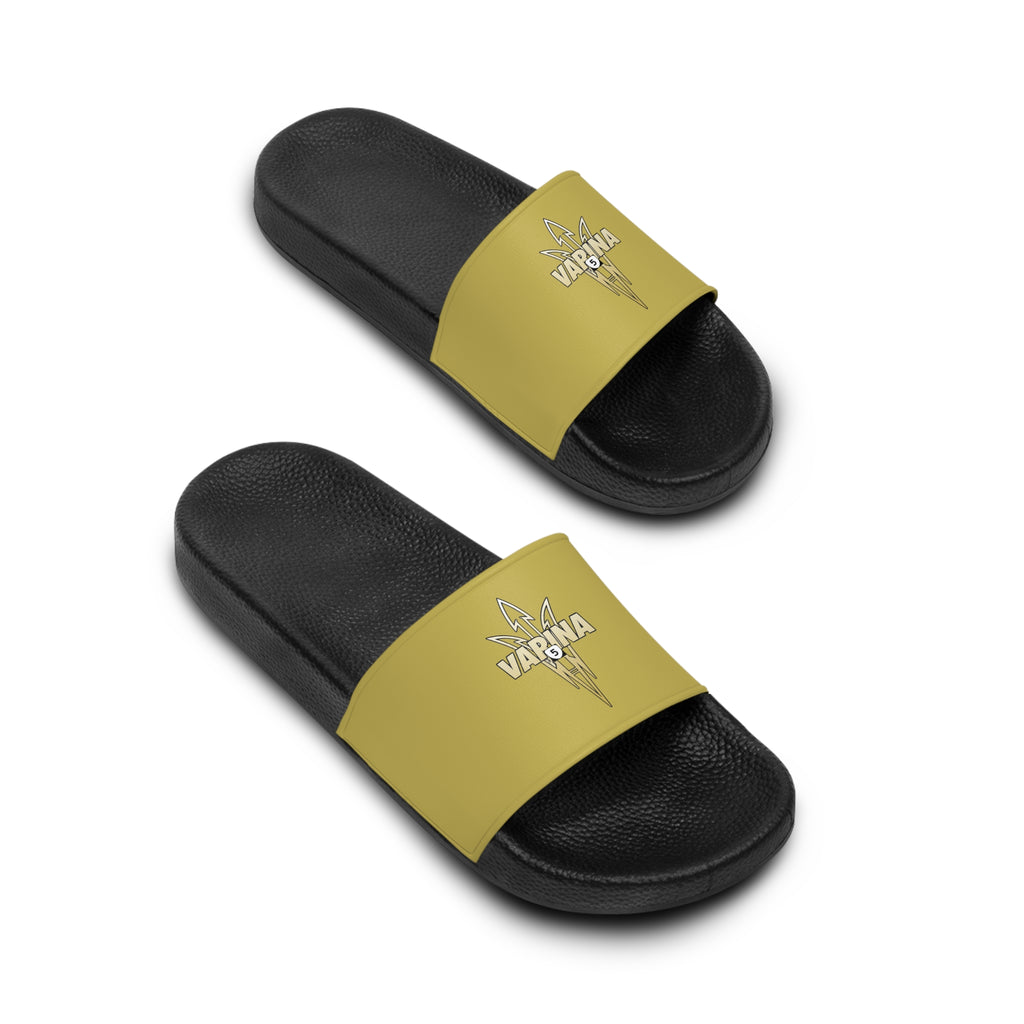 Women's Varina Route 5 Slides  —  Vegas Gold