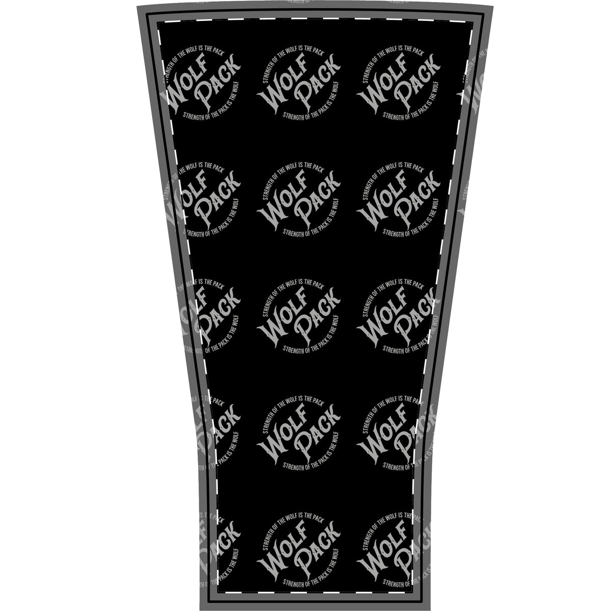 Wolf Pack Logo Arm Sleeve — Black Compression Sleeve