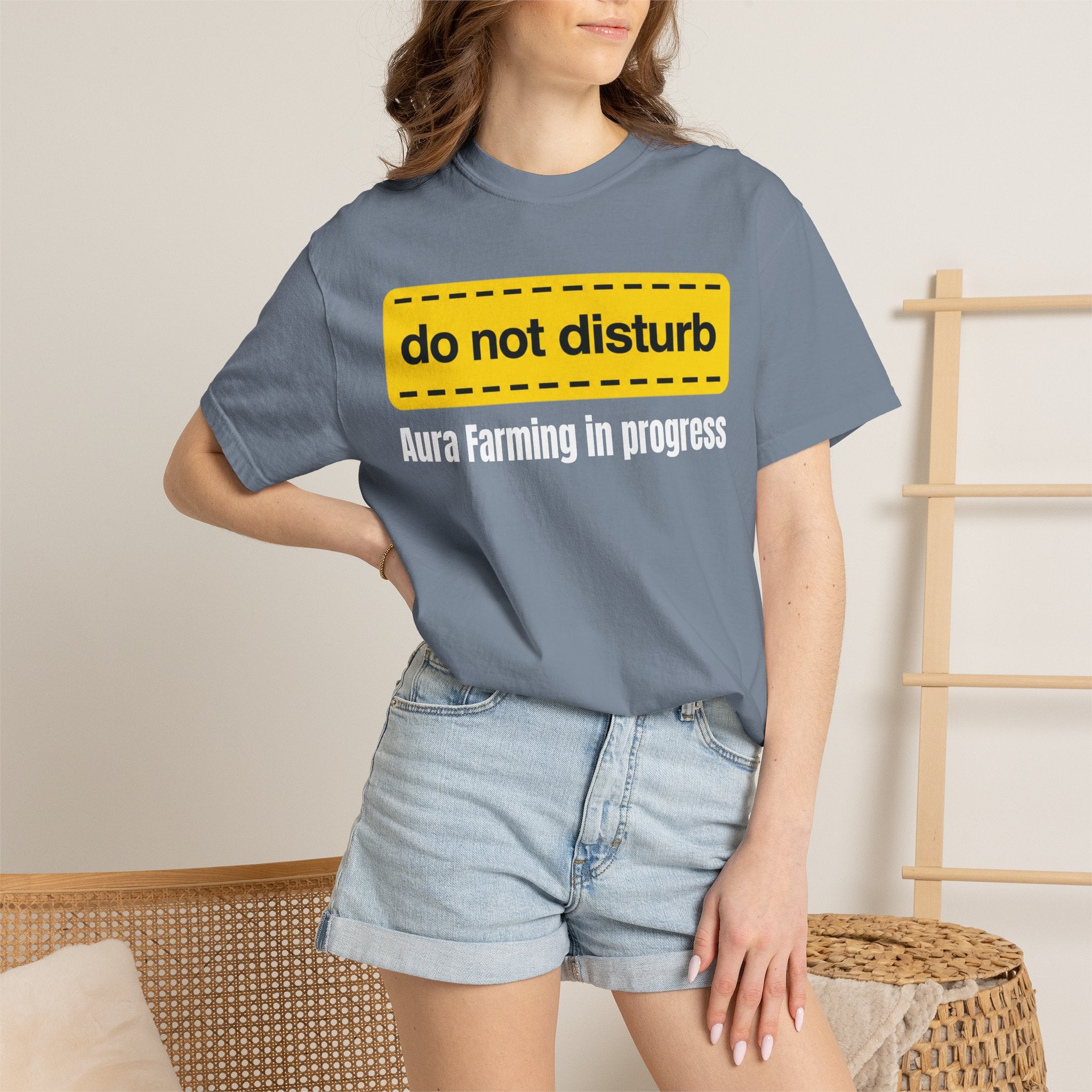 Do Not Disturb T-Shirt  "Aura Farming in Progress" —Funny Spiritual Tee