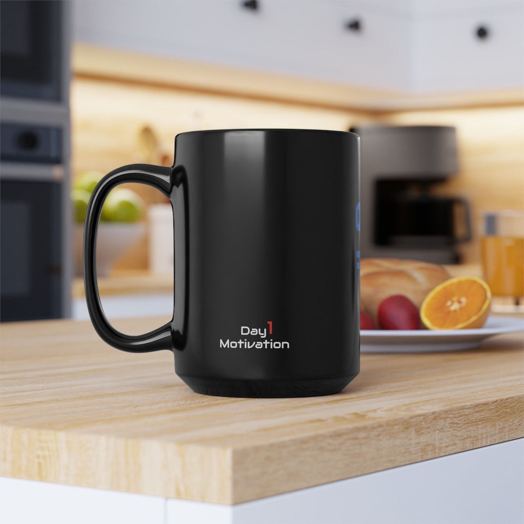 "DestiNY Fulfilled" Black Coffee Cup (11oz & 15oz)