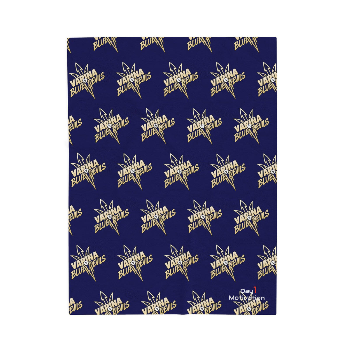 Varina Blue Devils Navy & Gold Velveteen Stadium Blanket