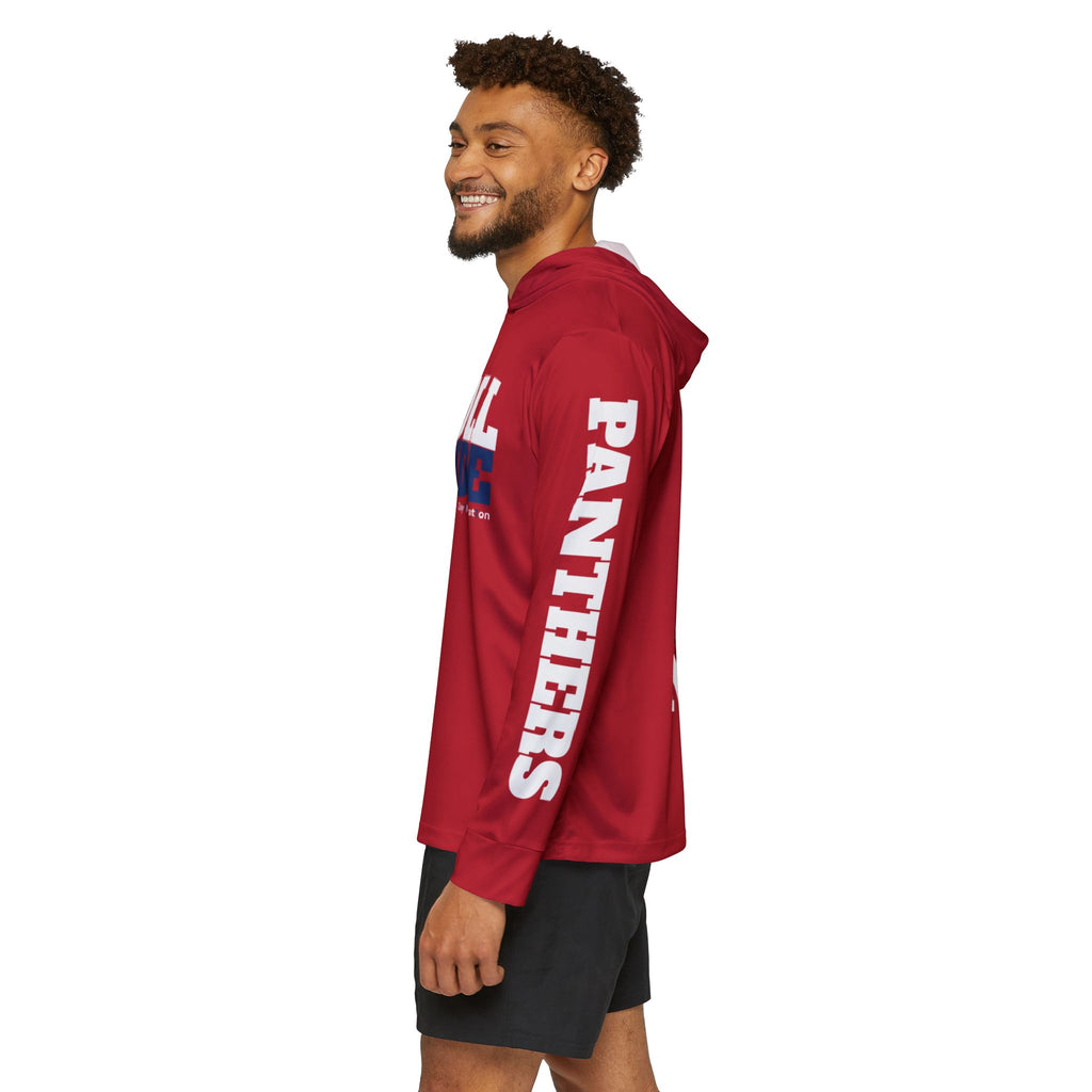 Panther Pride Football Warmup Hoodie (AOP) - Red