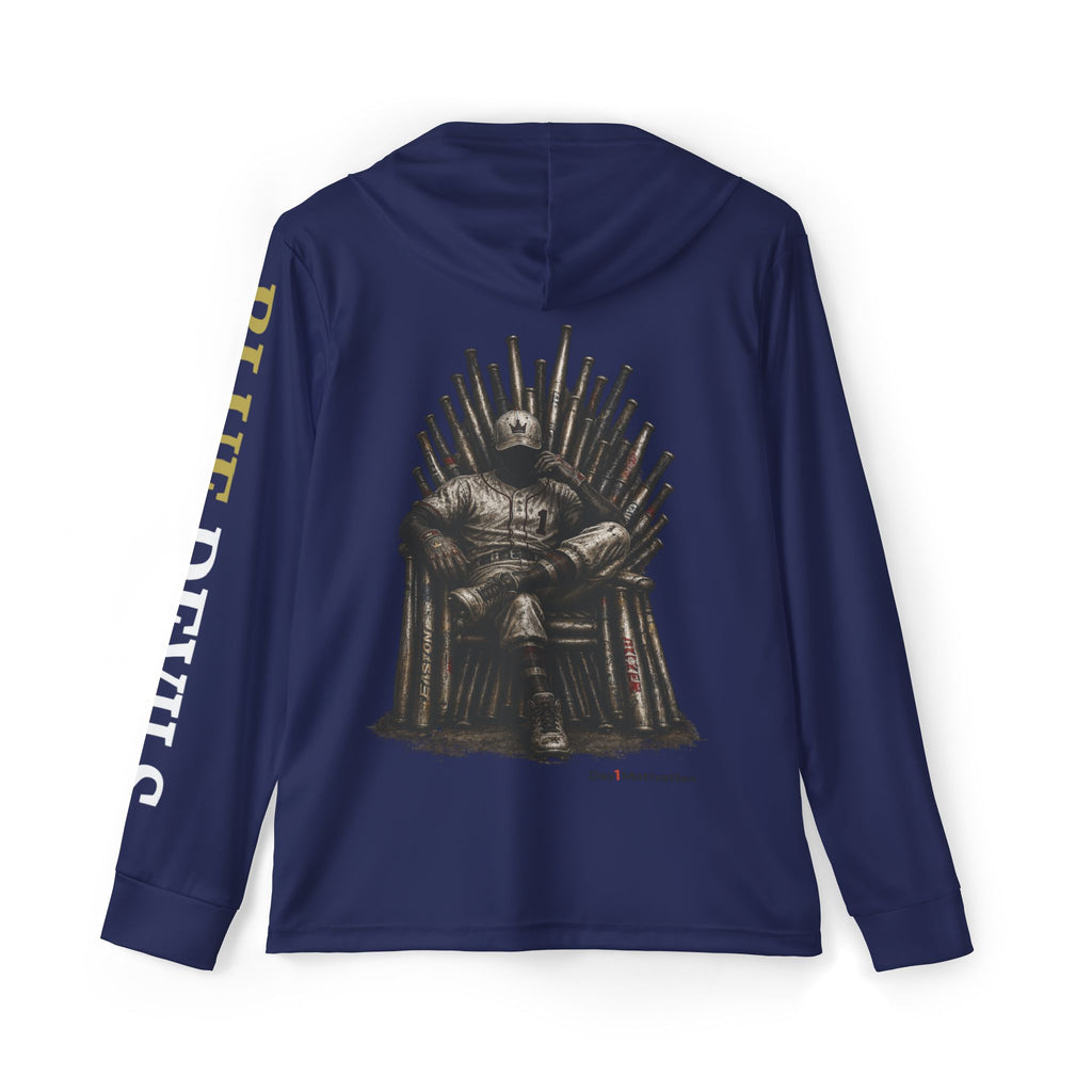 Varina Route 5 Baseball Warmup Hoodie (AOP) - Navy