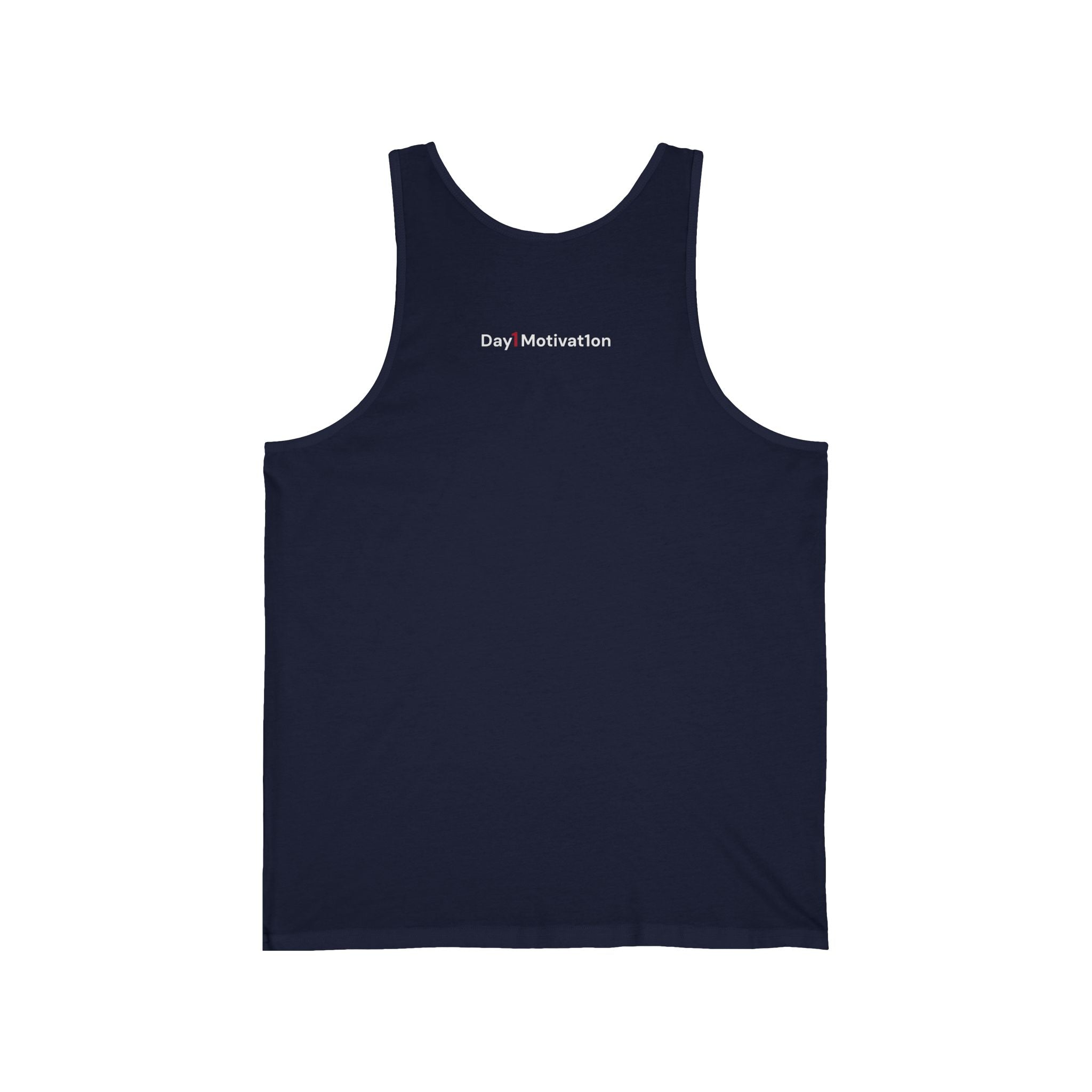 Motivational "One Day One" Tank Top — Minimal Workout & Daily Grind Tee