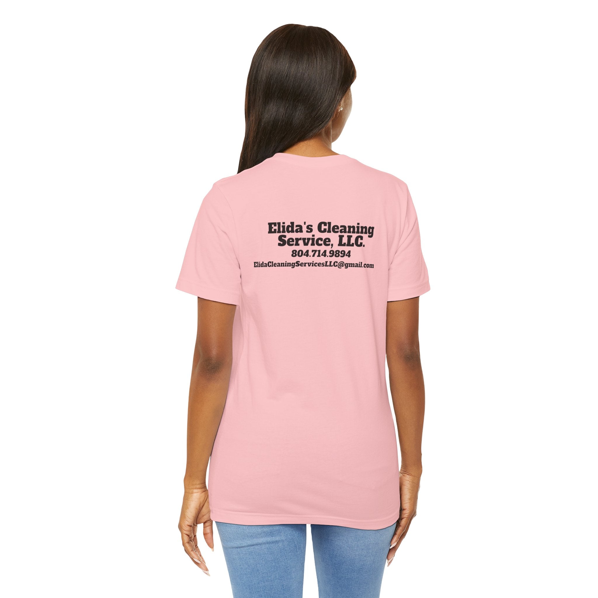 Elida's Cleaning Service Logo Tee — Staff Uniform T-Shirt