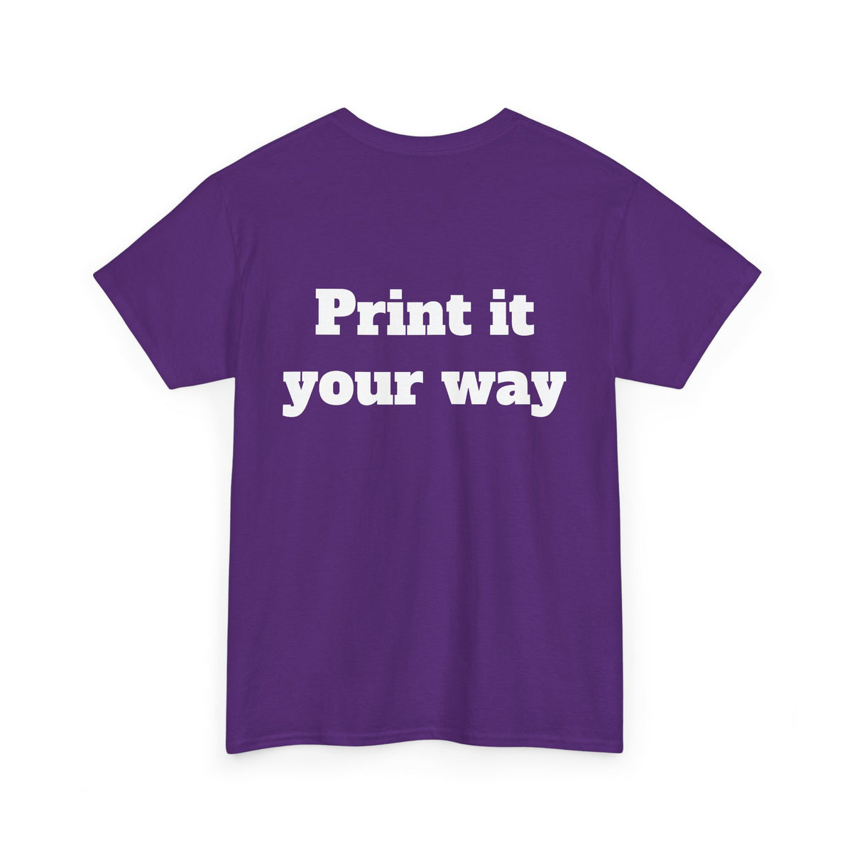 Personalized Graphic Tee for School, Team & Club — "Designed by You" Unisex T-Shirt