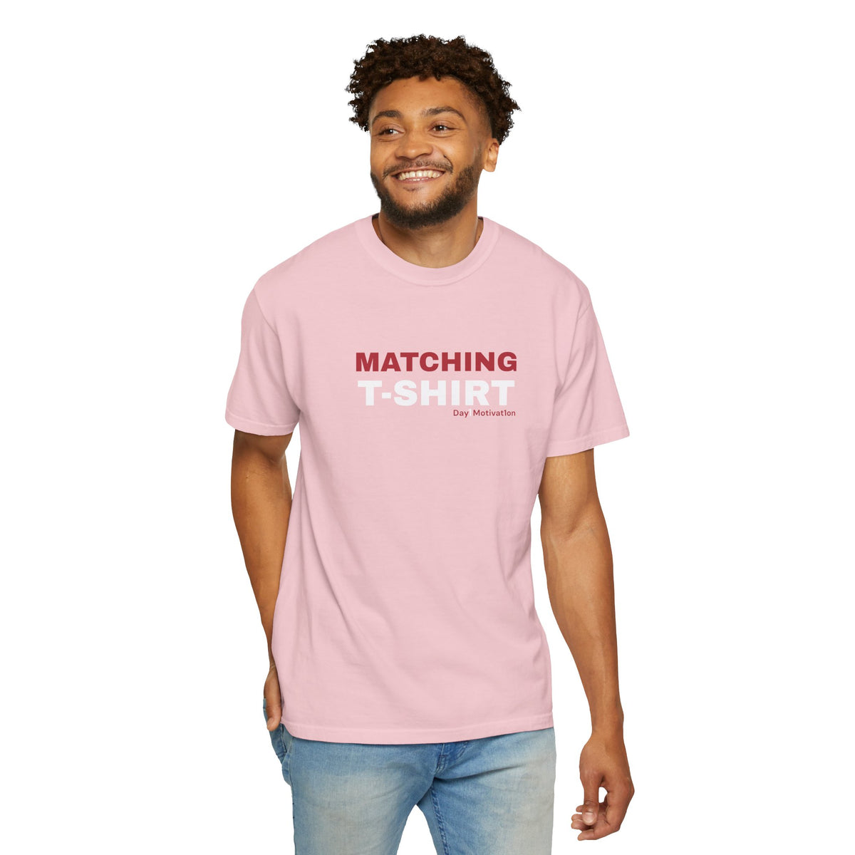 "Matching T-Shirt" I Unisex Graphic Tee With Chicago Red and Black Text variant