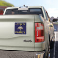 Varina Blue Devils "LOYALTY • FAMILY" Car Magnet — School Spirit Bumper Magnet