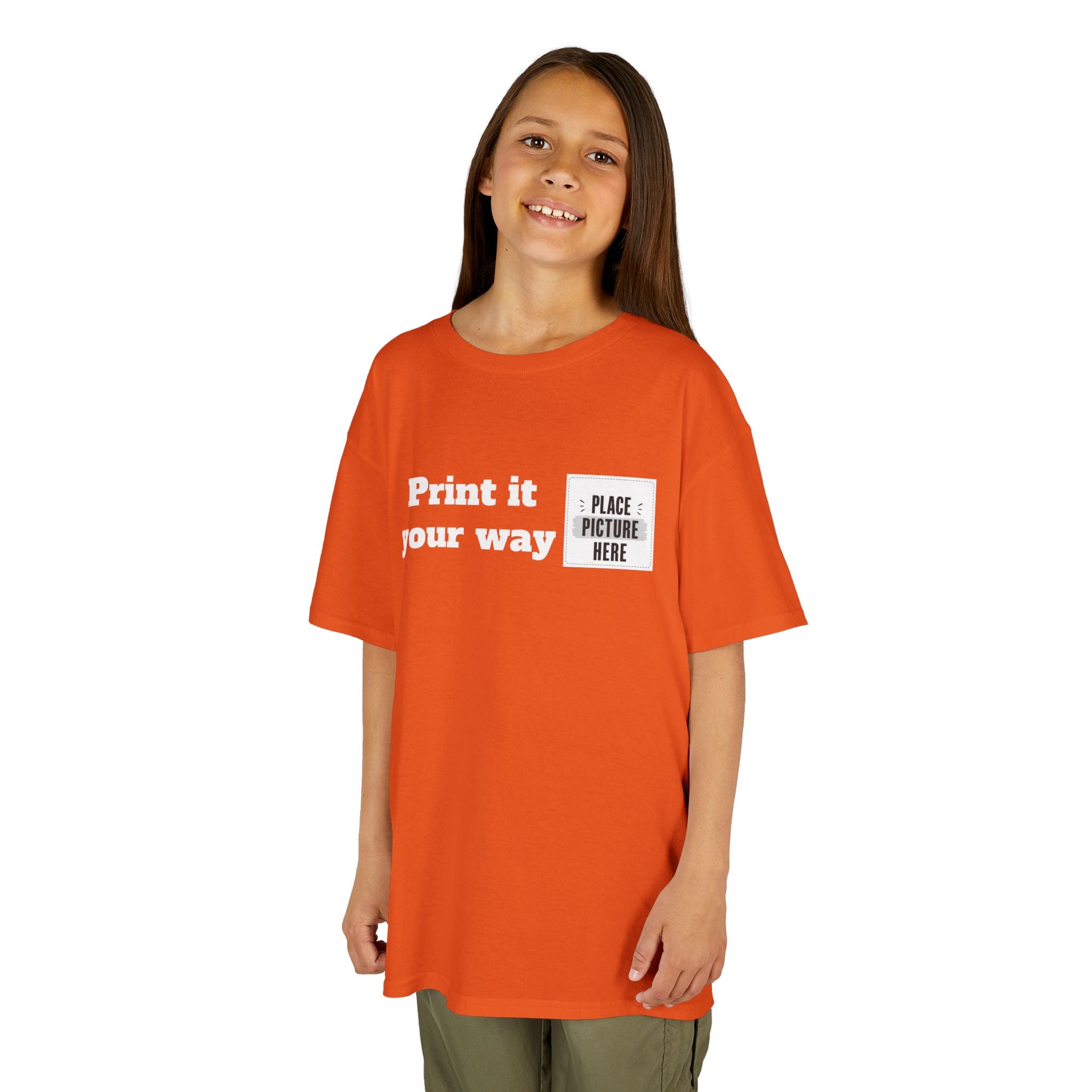 Personalized Tee for Birthdays, Team & School — "Designed by  You" Customizable Kids T-Shirt