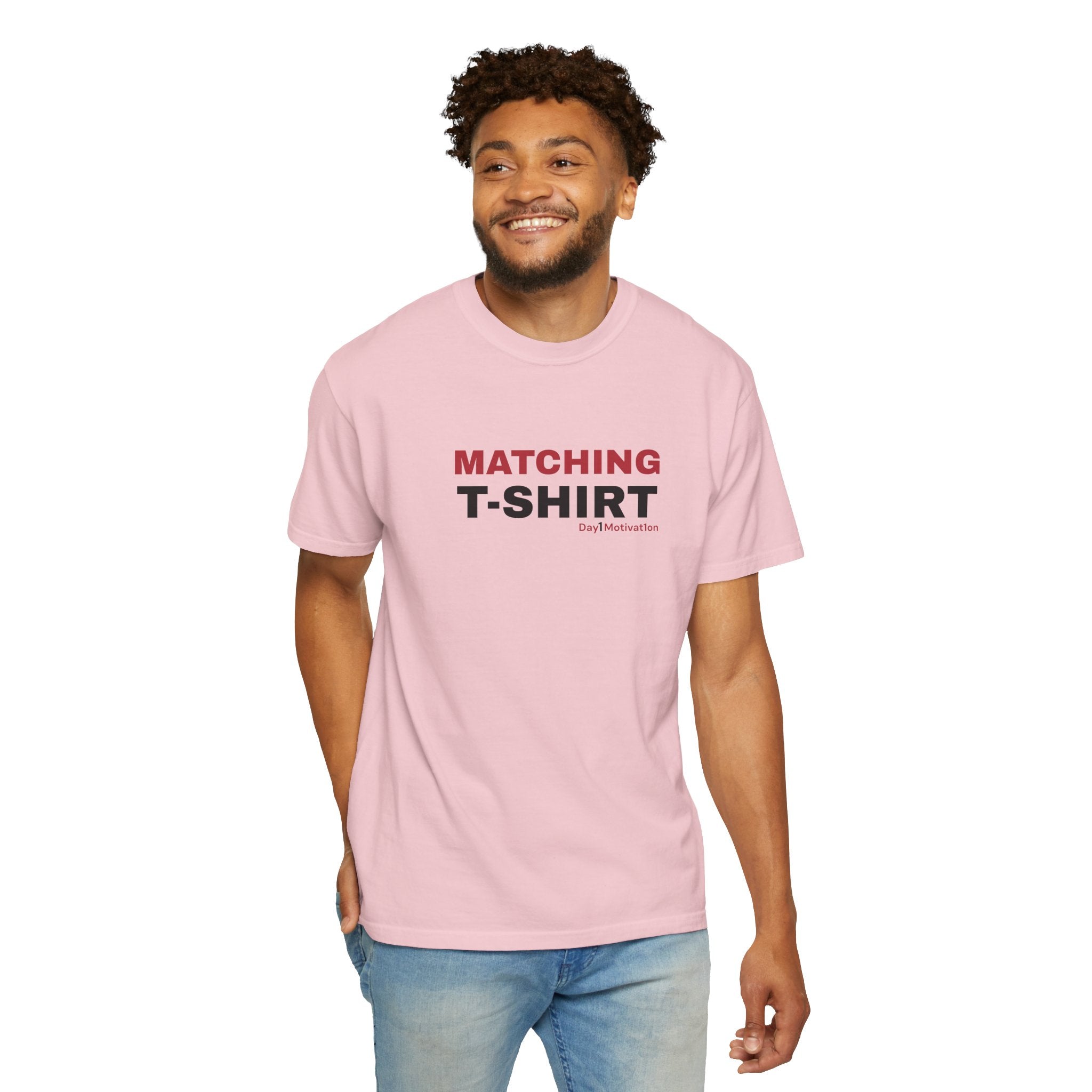 "Matching T-Shirt" I Unisex Graphic Tee With Chicago Red and Black Text variant