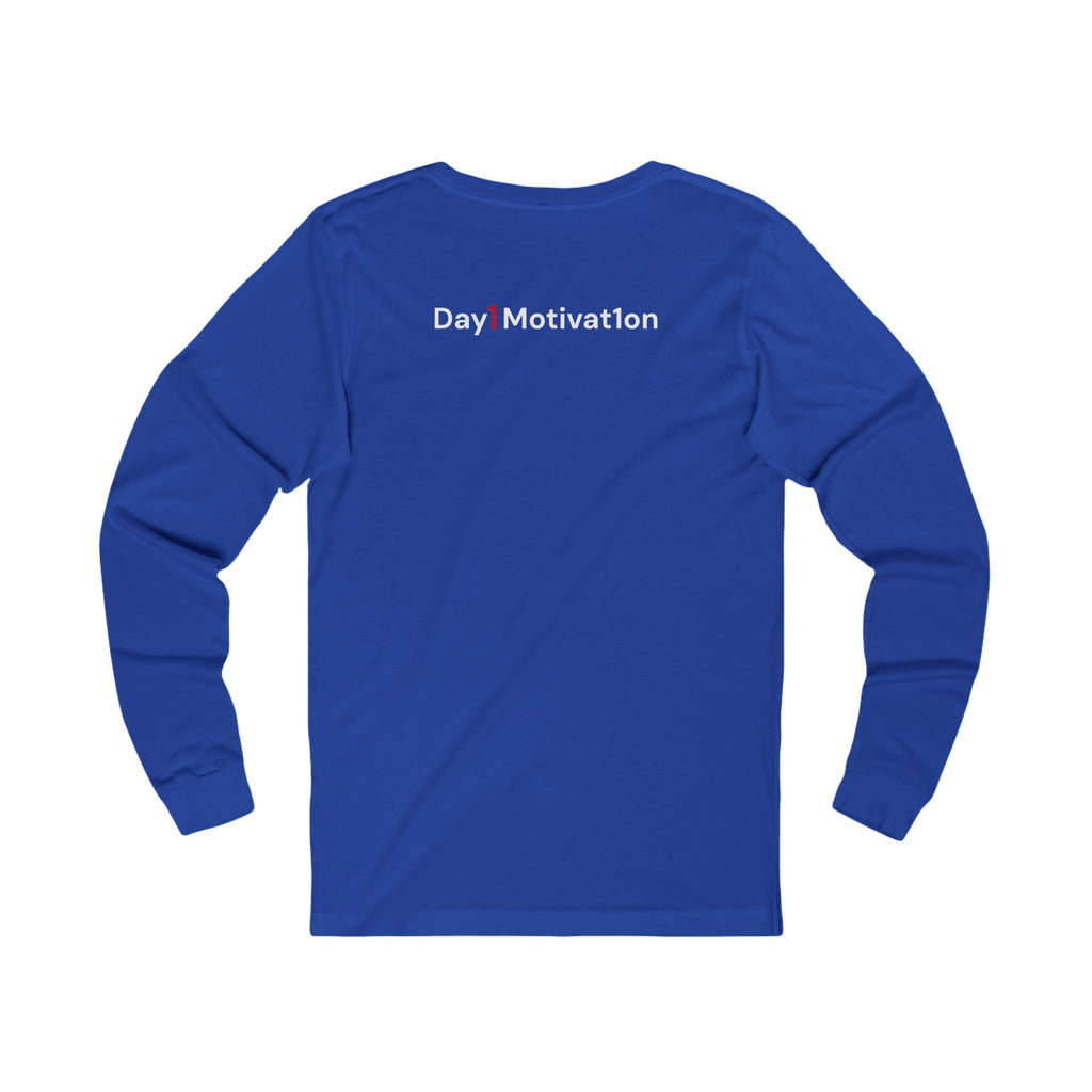 "I'm What Goals Looks Like" Long Sleeve Tee — Motivational Fitness Shirt