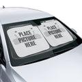 Customizable Car Sun Shade – 'Place Picture Here' Foldable Windshield Protector