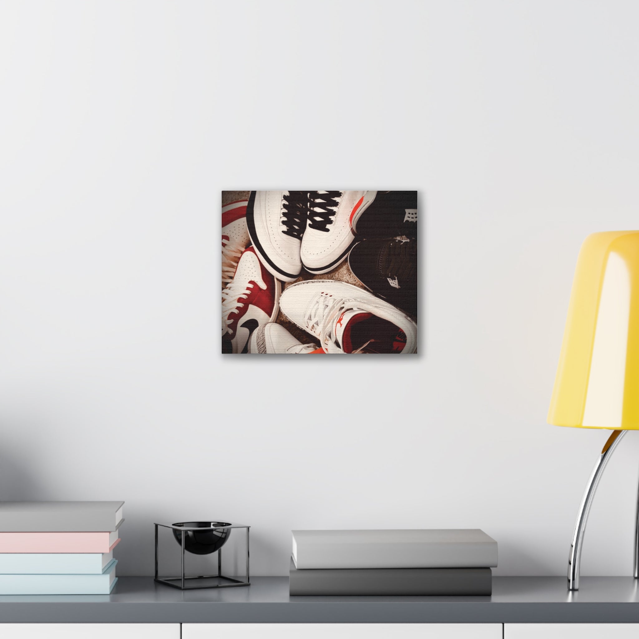 Sneaker Canvas Wall Art - Stretched 0.75" Shoe Print