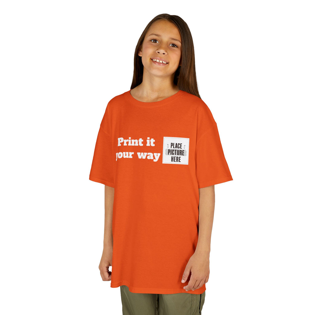 Personalized Tee for Birthdays, Team & School — "Designed by  You" Customizable Kids T-Shirt
