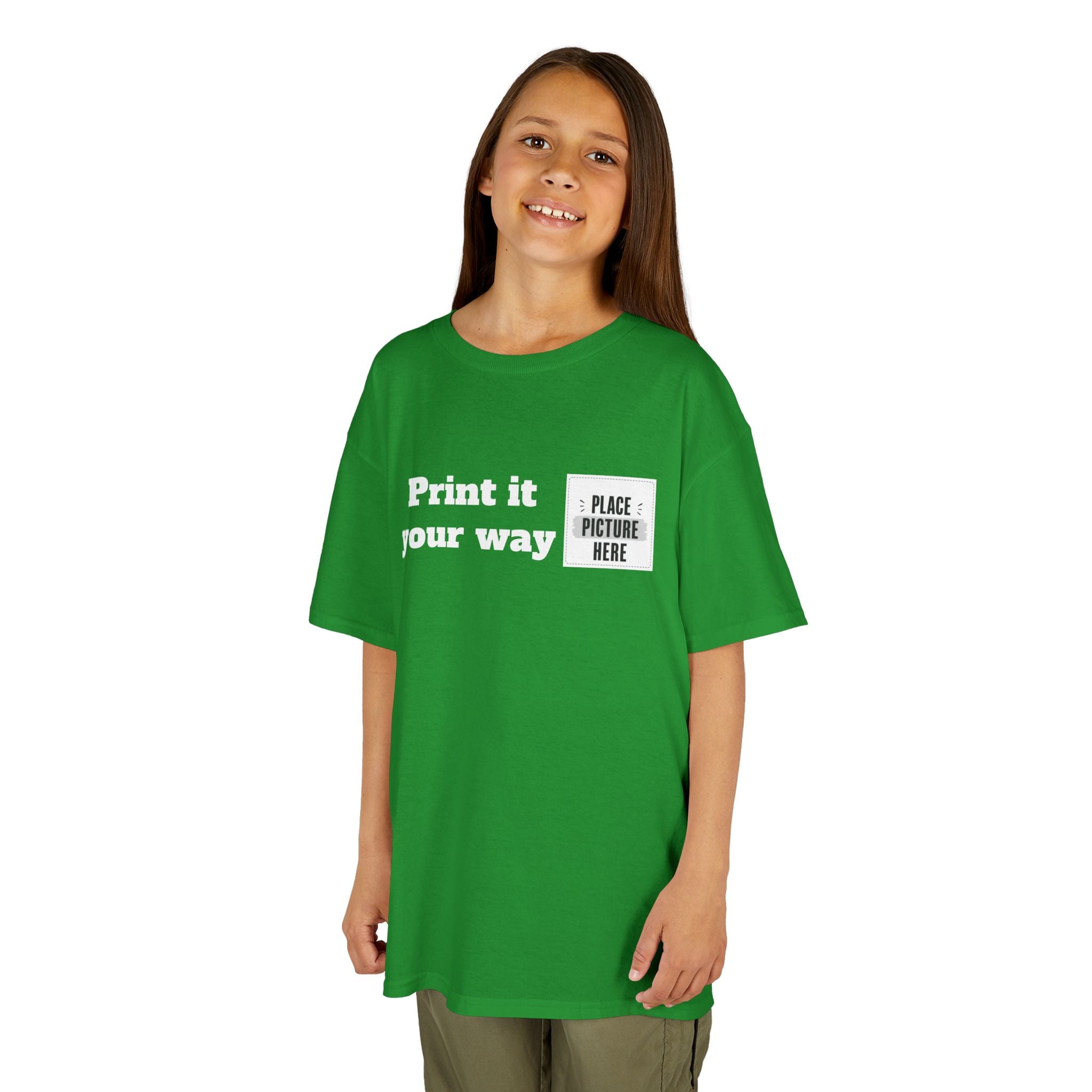 Personalized Tee for Birthdays, Team & School — "Designed by  You" Customizable Kids T-Shirt