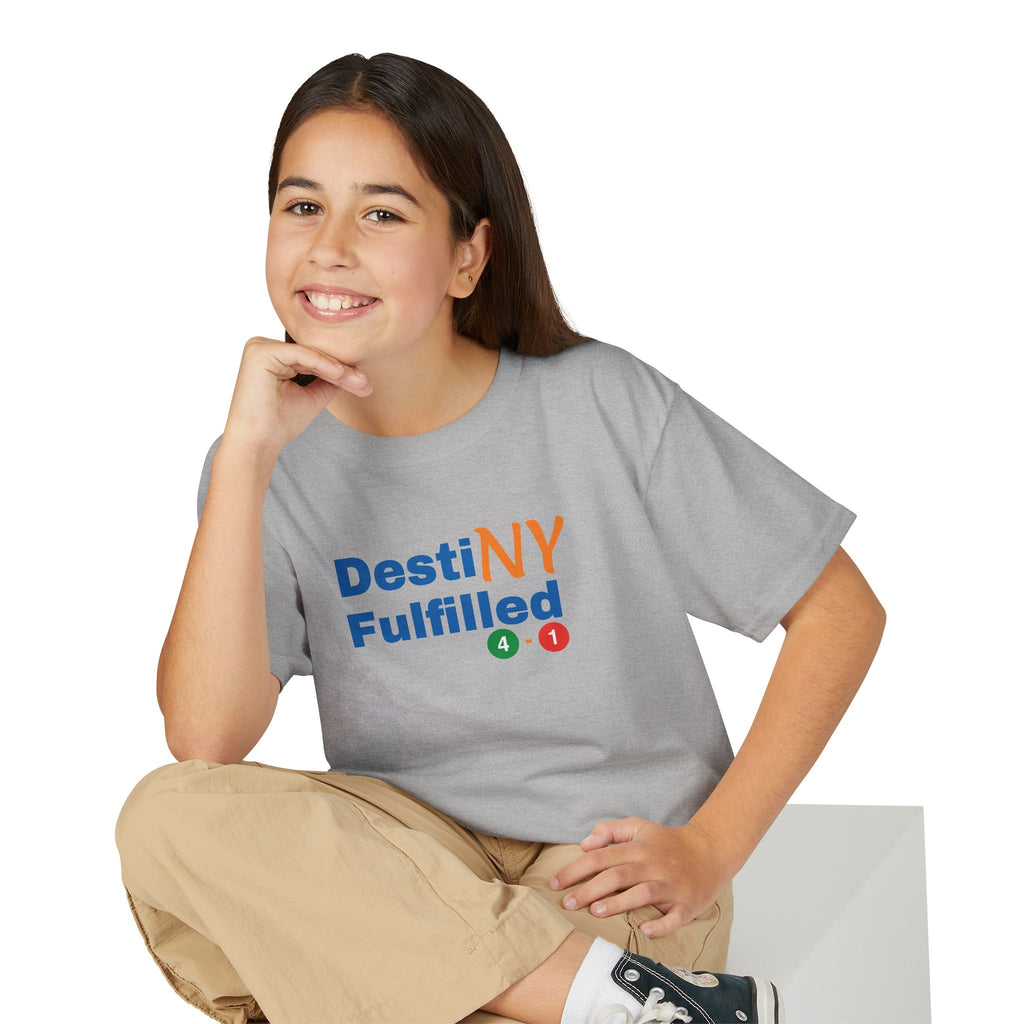 "DestiNY Fulfilled" Youth Tee — 53 Years in the Making (New York Championship)