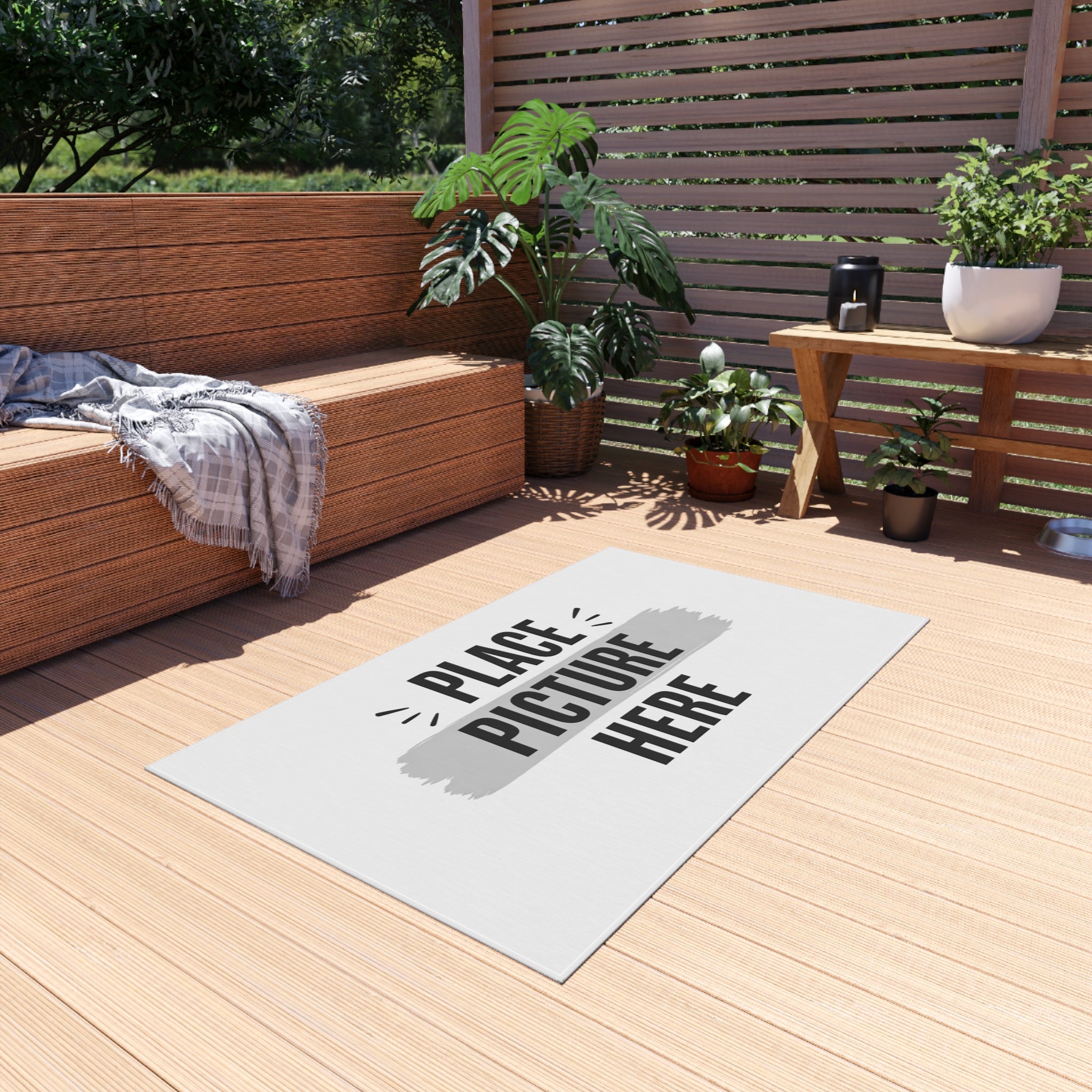 Custom Picture Print Doormat for Patio, Porch & Garden