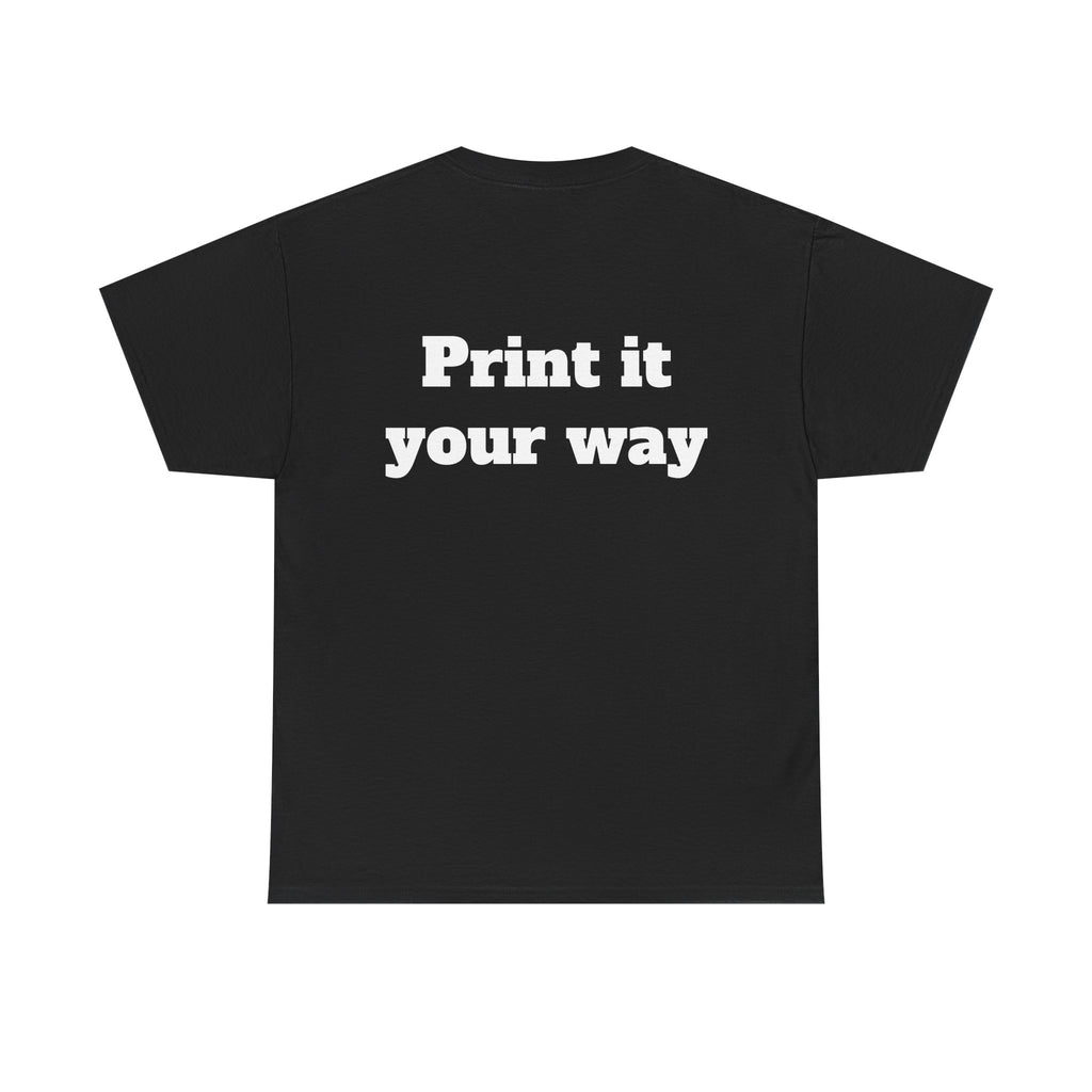 Personalized Graphic Tee for School, Team & Club — "Designed by You" Unisex T-Shirt