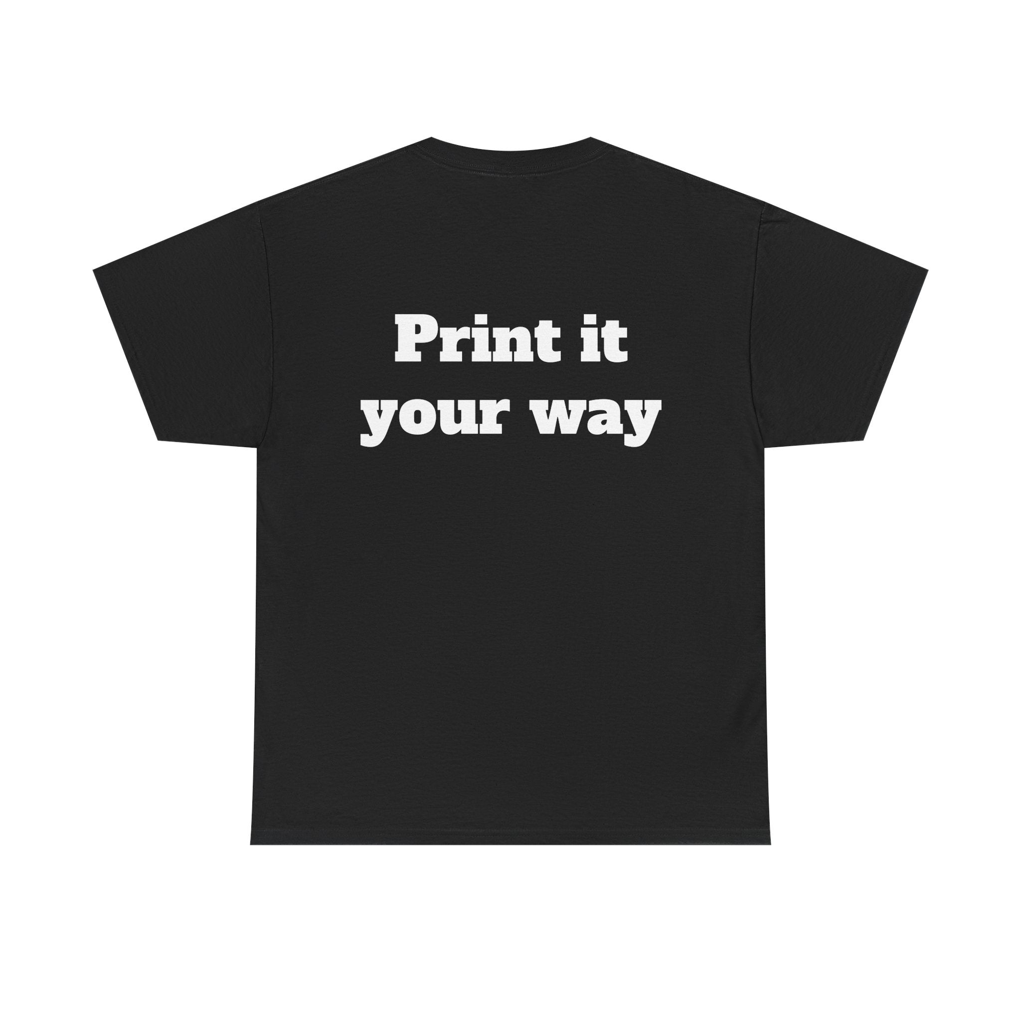 Personalized Graphic Tee for School, Team & Club — "Designed by You" Unisex T-Shirt