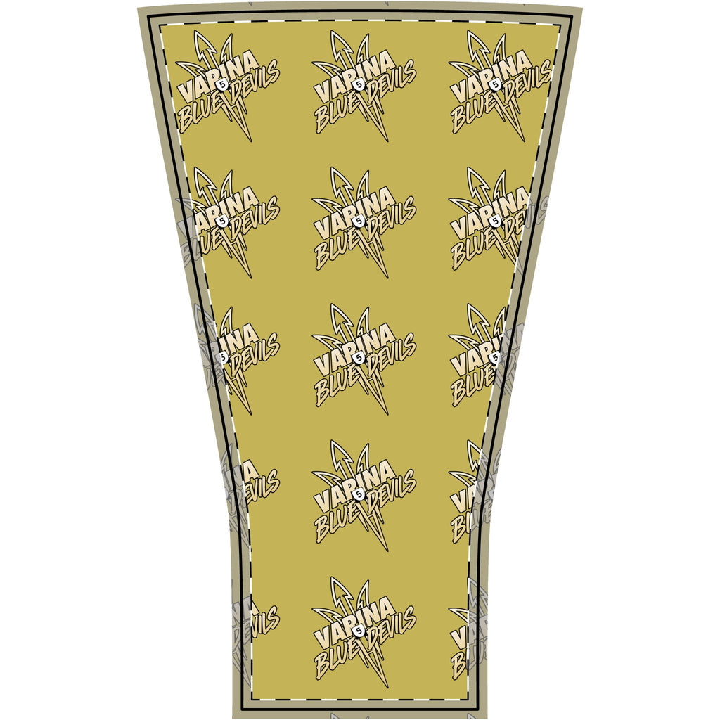 Varina Blue Devils Arm Sleeve — Gold Sports Compression Sleeve