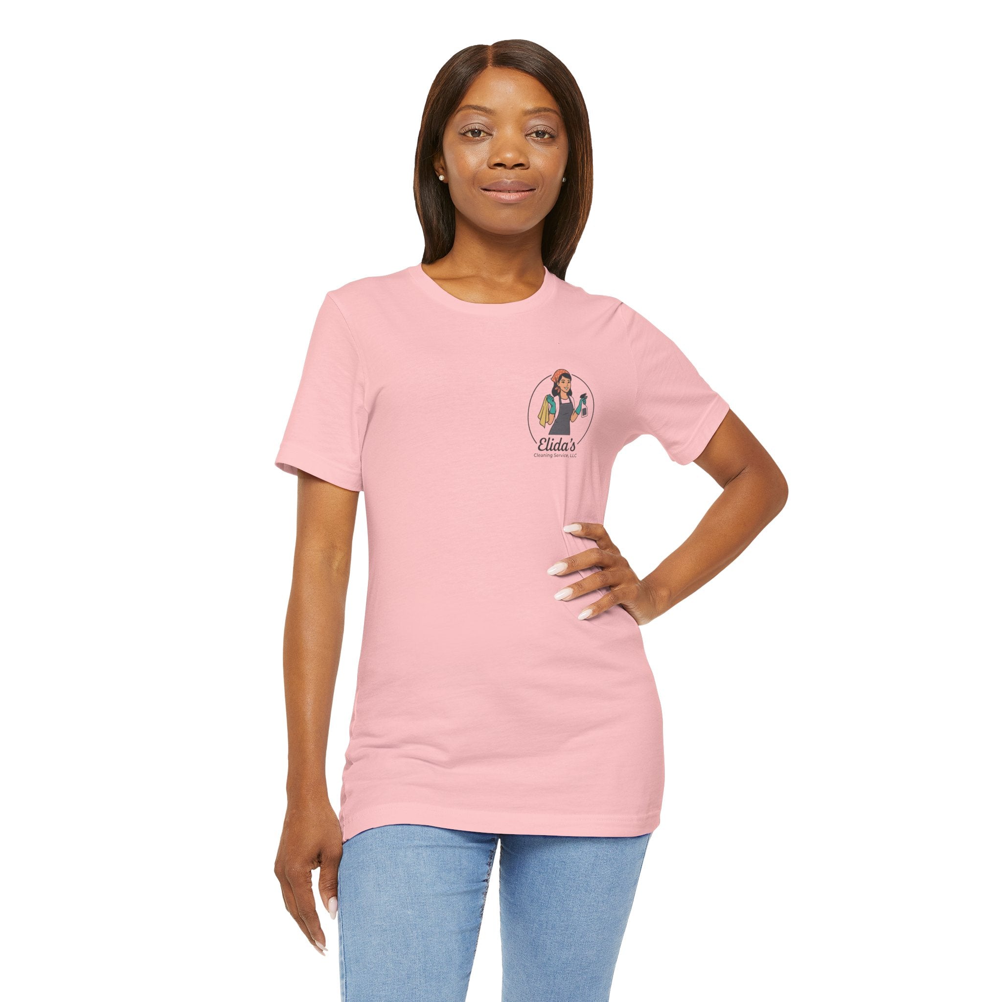 Elida's Cleaning Service Logo Tee — Staff Uniform T-Shirt