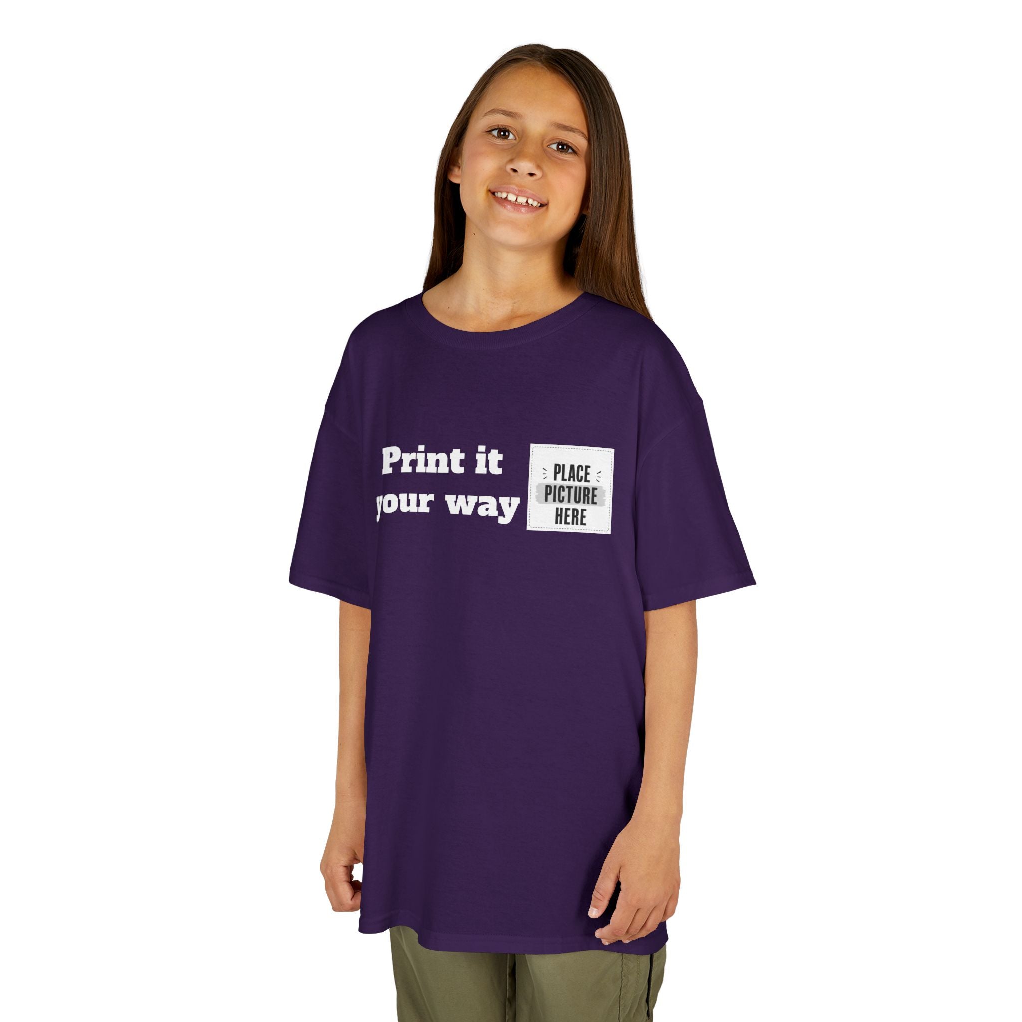 Personalized Tee for Birthdays, Team & School — "Designed by  You" Customizable Kids T-Shirt