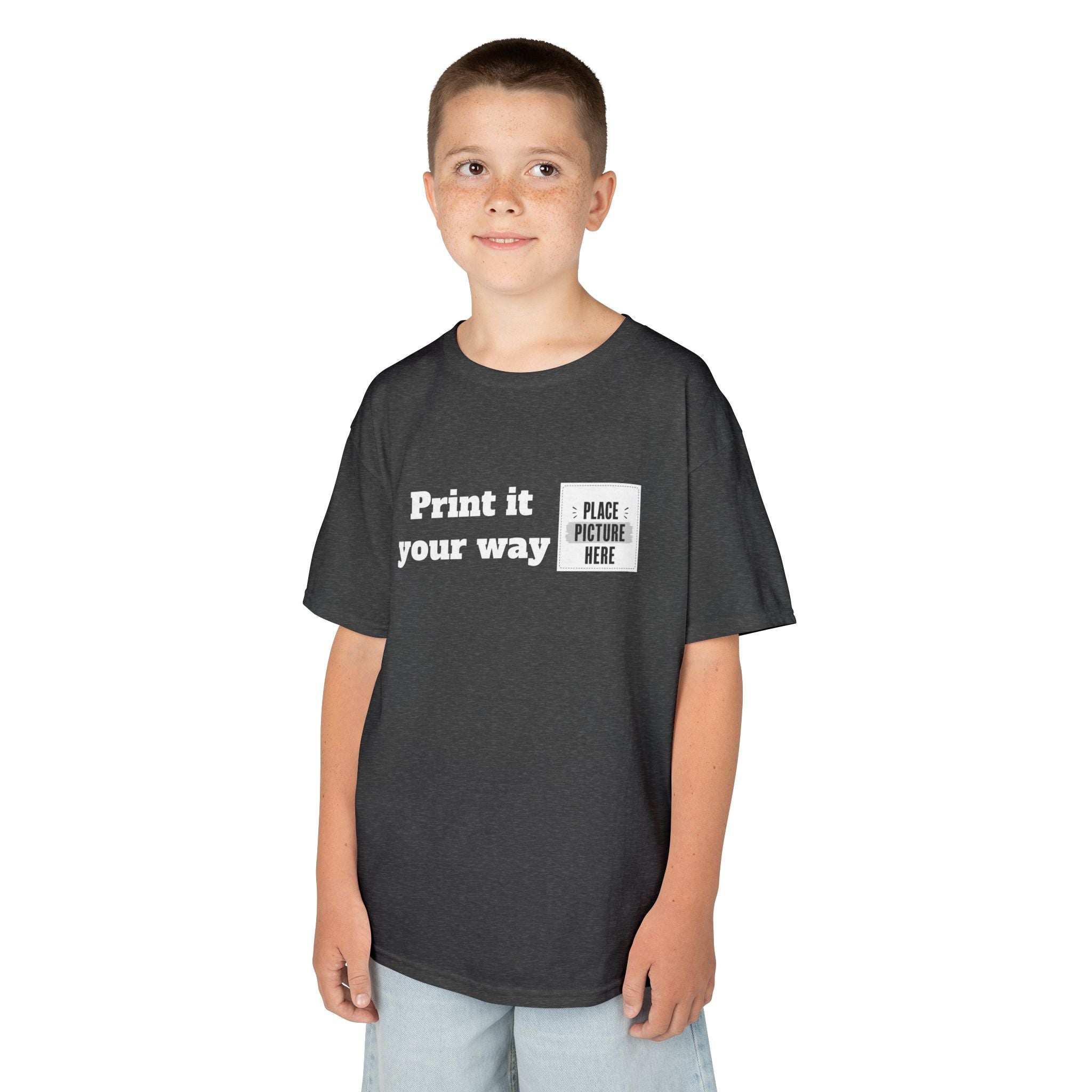 Personalized Tee for Birthdays, Team & School — "Designed by  You" Customizable Kids T-Shirt