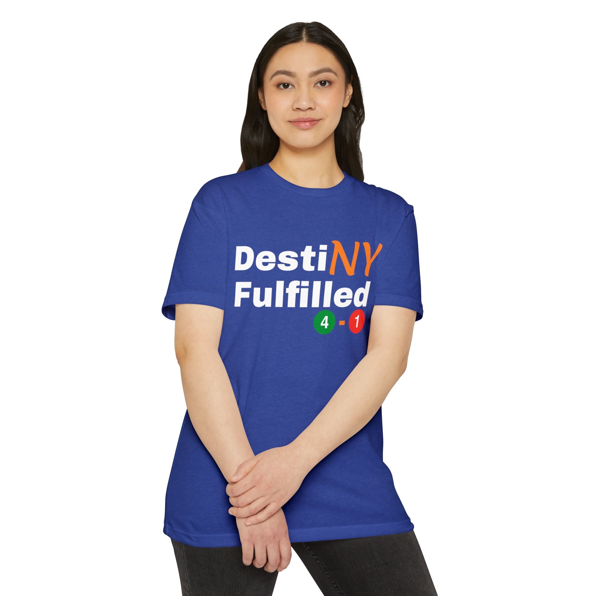 "DestiNY Fulfilled" Unisex Tee — 53 Years in the Making (New York Championship)