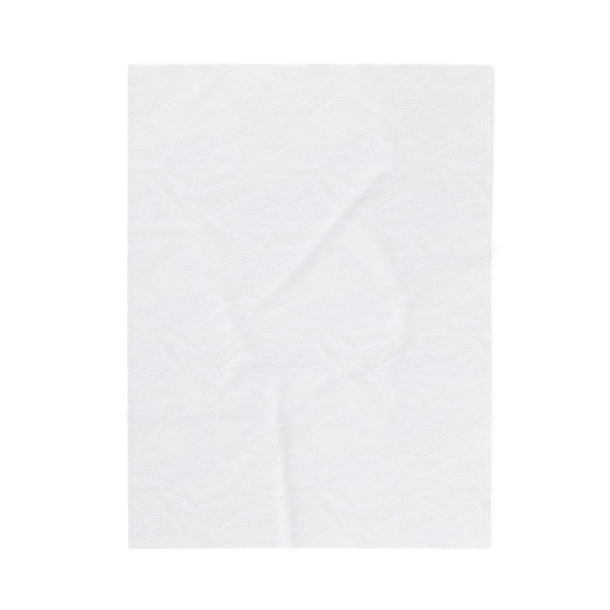 Varina Route 5 Logo Velveteen Plush Blanket – Soft Navy Throw