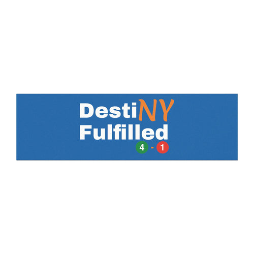 "DestiNY Fulfilled" Car Magnet — 53 Years in the Making (New York Championship)