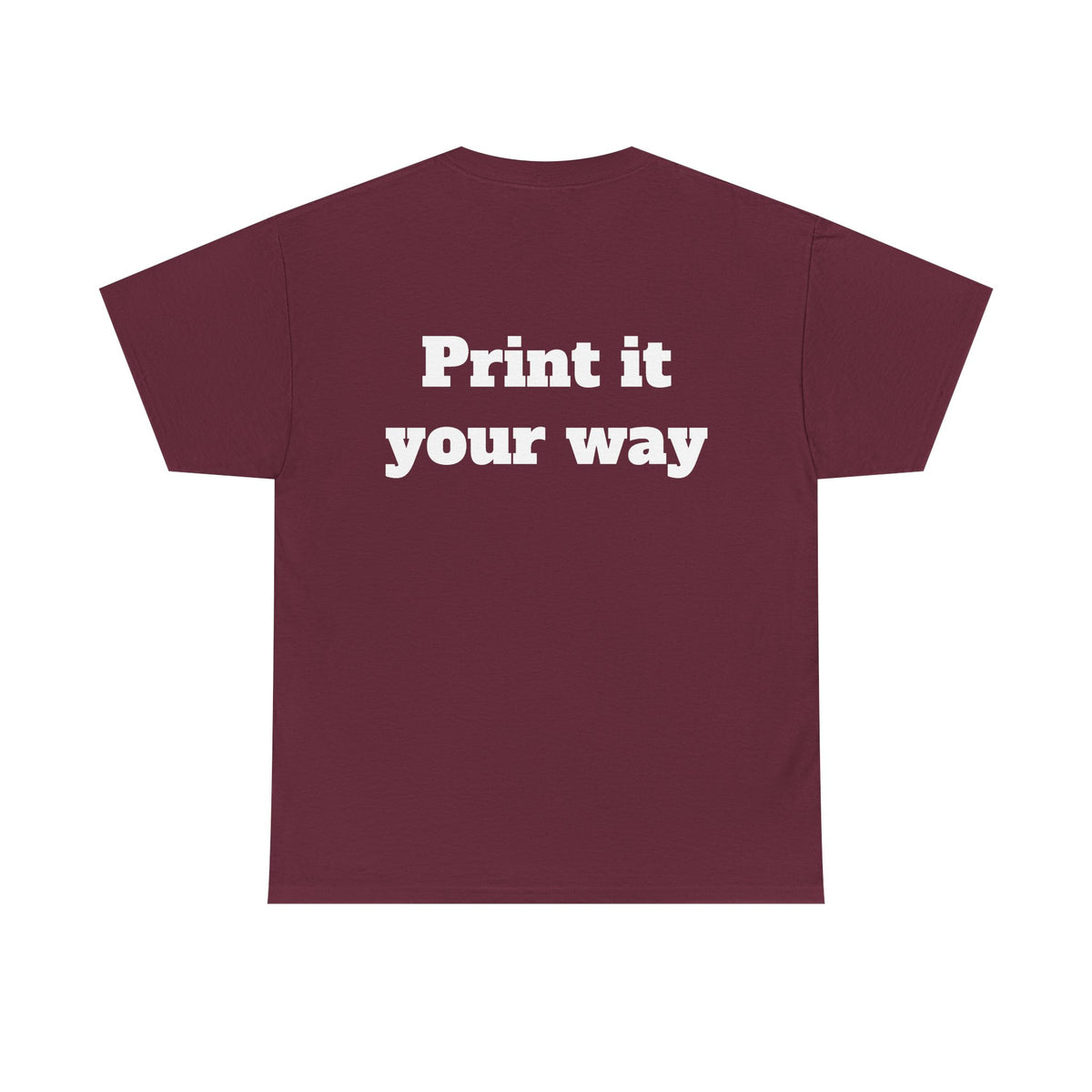 Personalized Graphic Tee for School, Team & Club — "Designed by You" Unisex T-Shirt