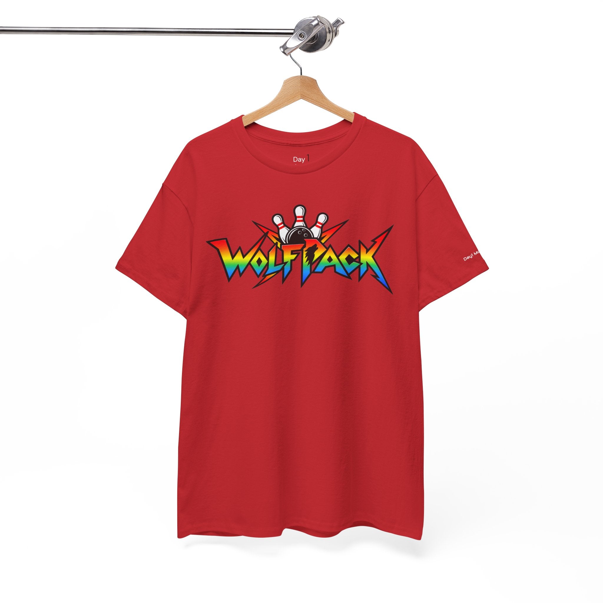 "Wolfpack Force" Bowling Tee — Graphic T-Shirt