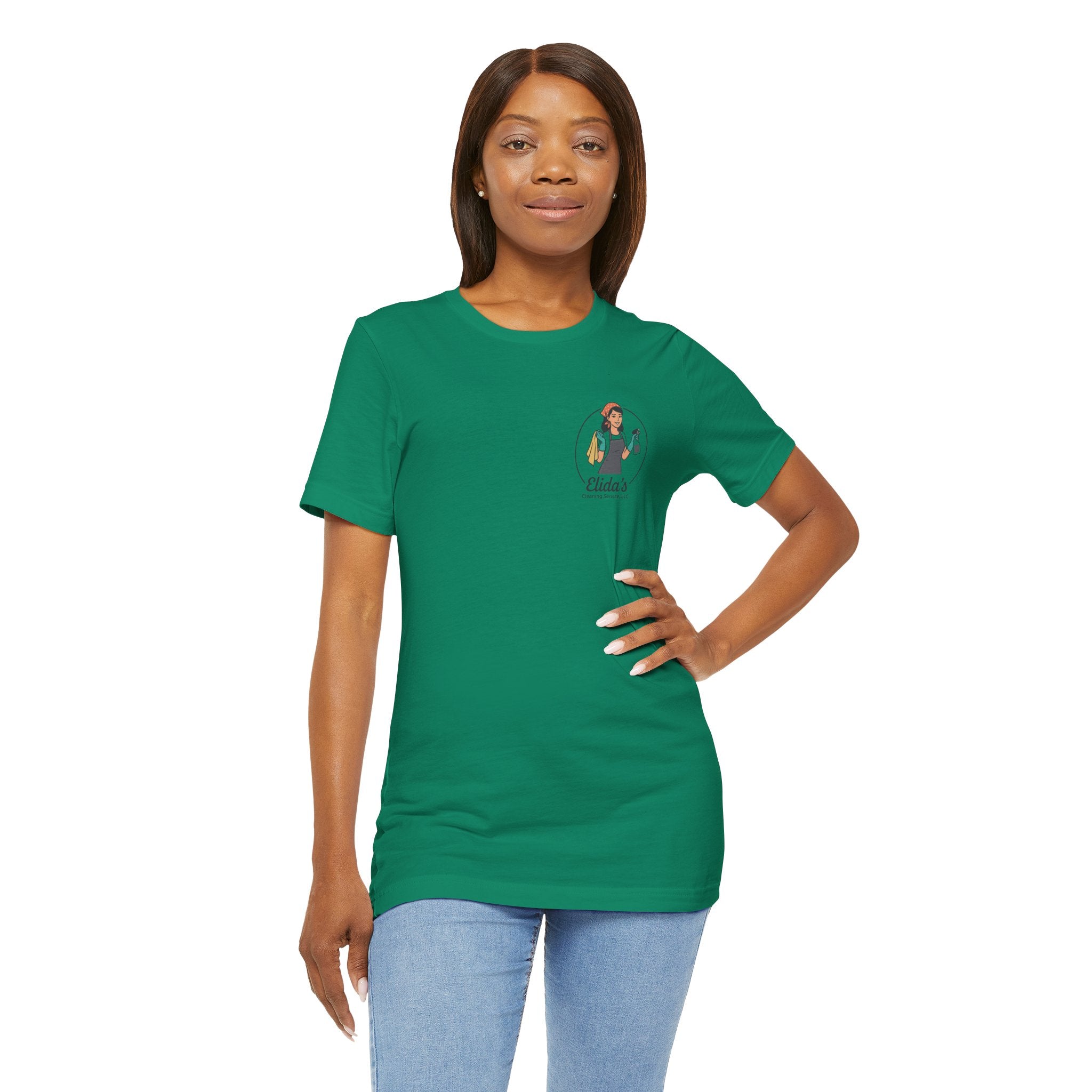 Elida's Cleaning Service Logo Tee — Staff Uniform T-Shirt