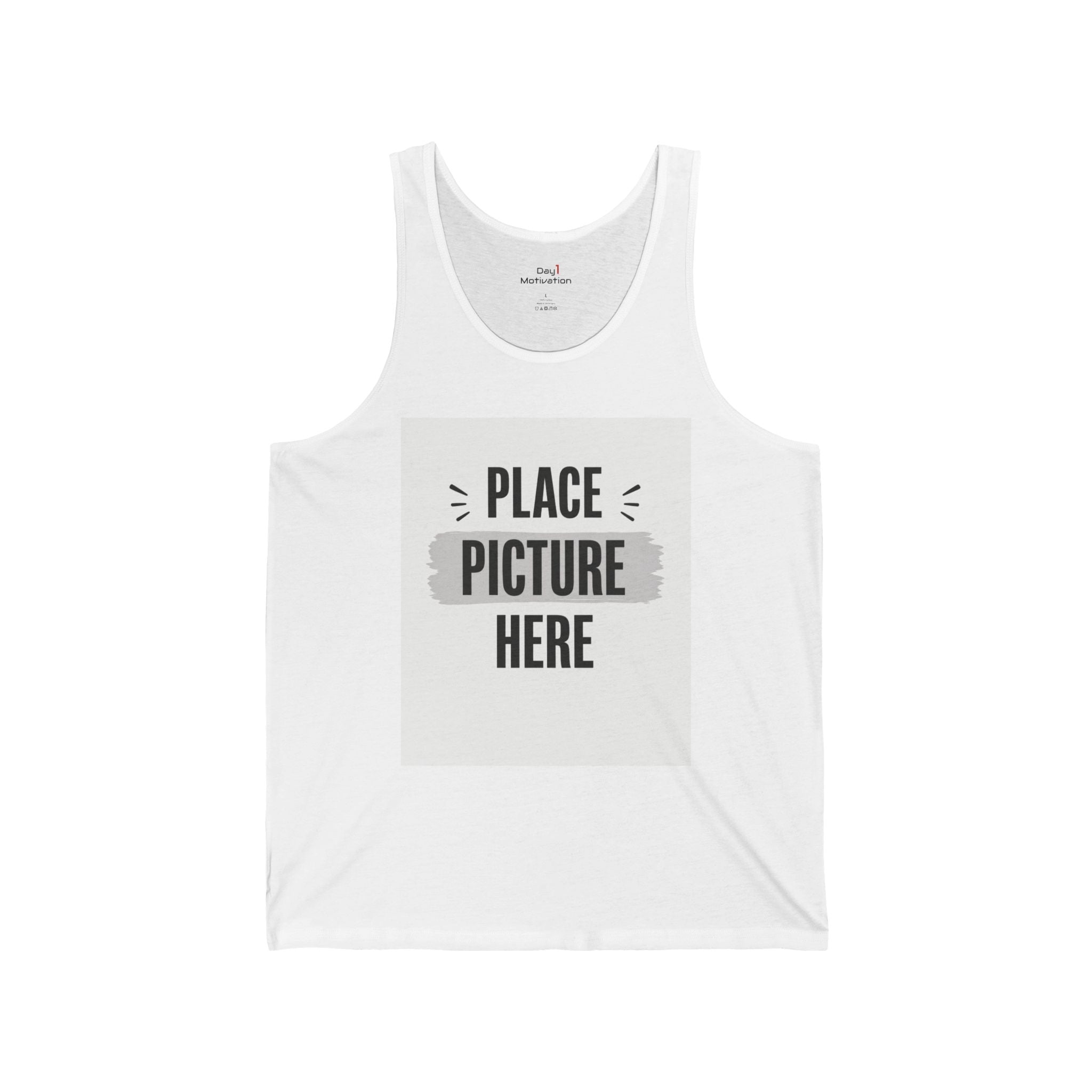 Custom Minimal Workout & Daily Grind Tee (image) — "Designed by You" Tank Top