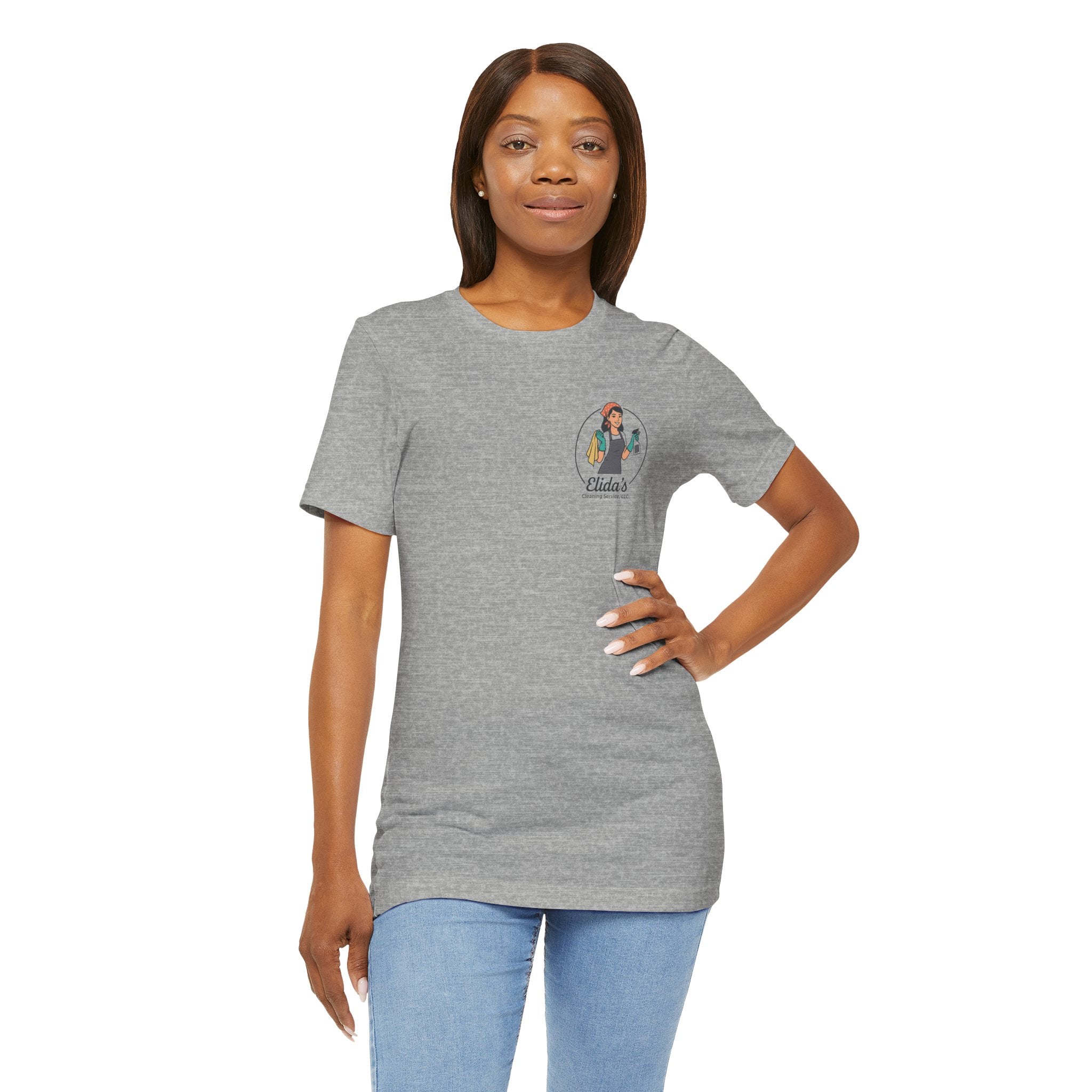Elida's Cleaning Service Logo Tee — Staff Uniform T-Shirt