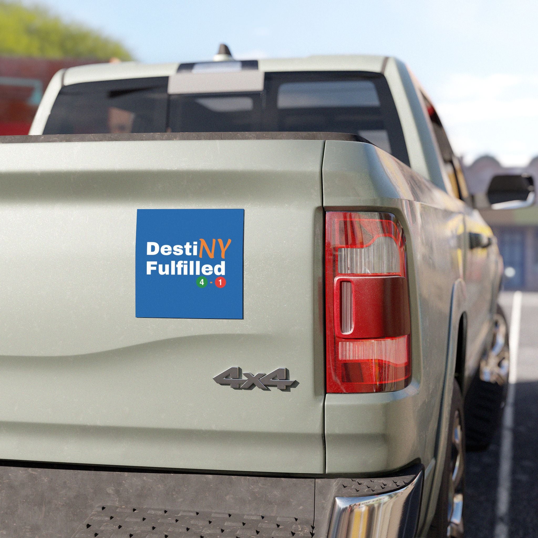 "DestiNY Fulfilled" Car Magnet — 53 Years in the Making (New York Championship)