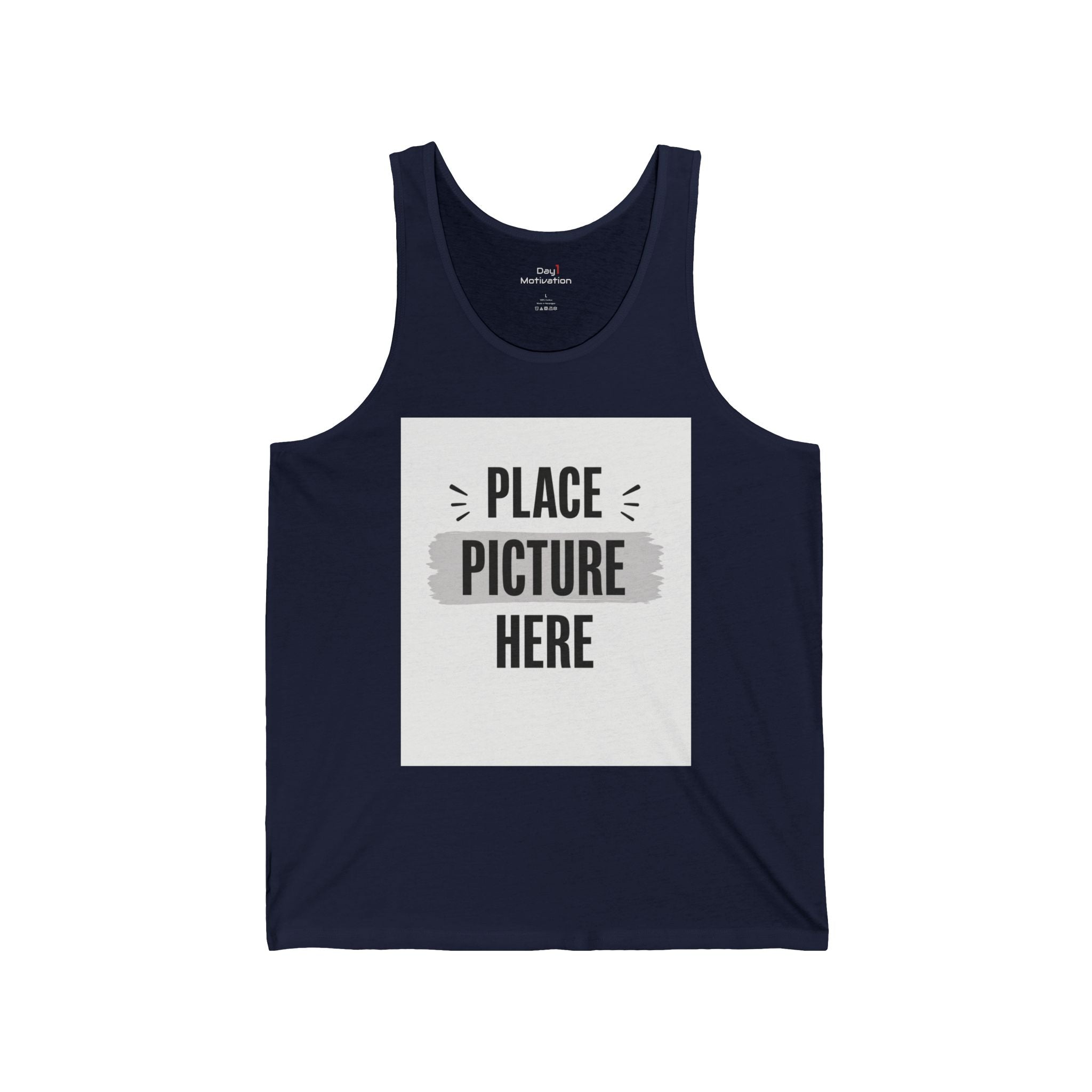 Custom Minimal Workout & Daily Grind Tee (image) — "Designed by You" Tank Top