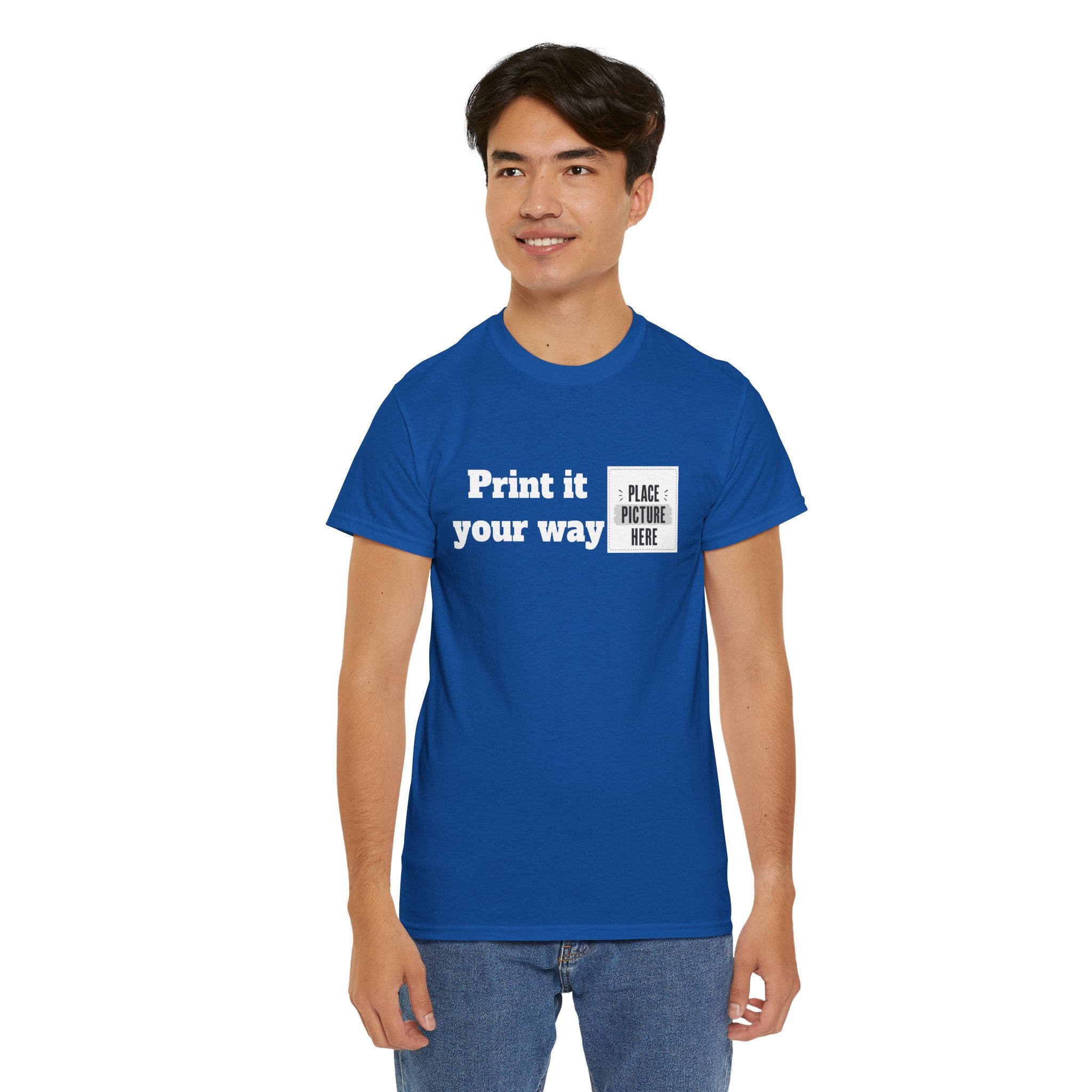 Personalized Graphic Tee for School, Team & Club — "Designed by You" Unisex T-Shirt