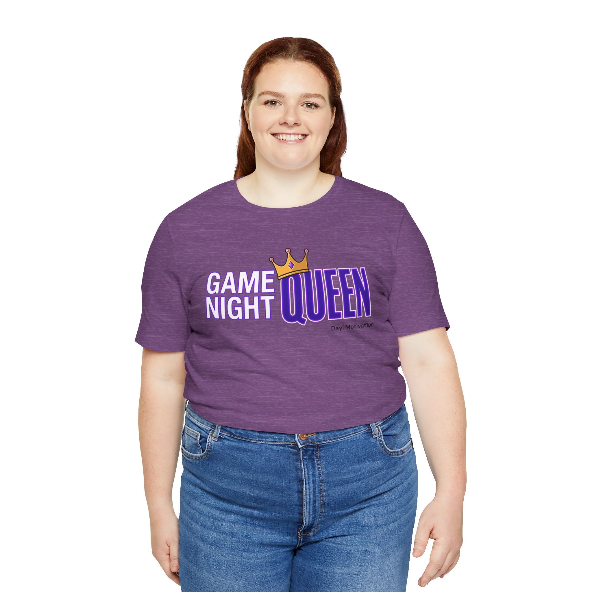 Game Night Queen T-Shirt — Graphic Tee for Game Nights & Parties