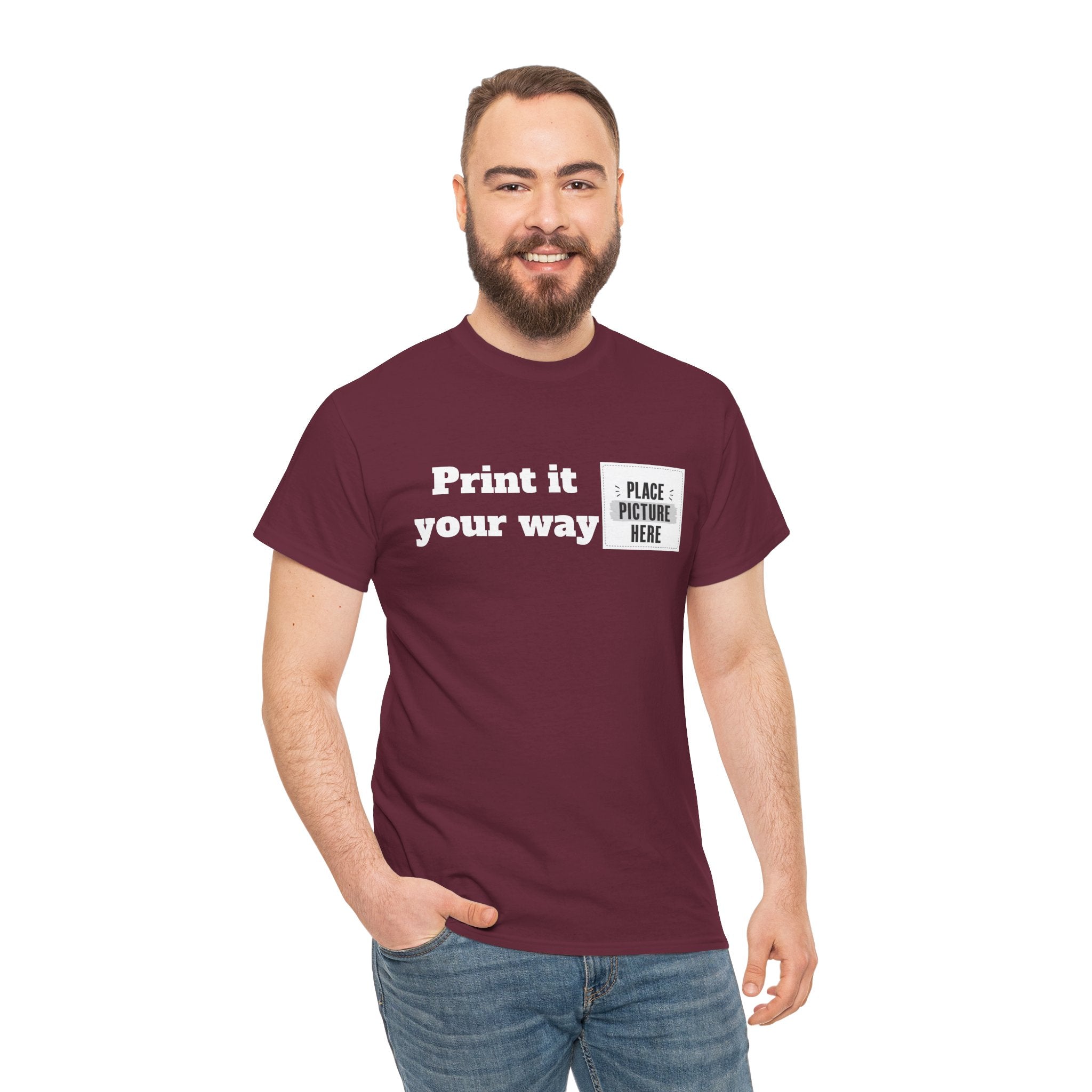 Personalized Graphic Tee for School, Team & Club — "Designed by You" Unisex T-Shirt