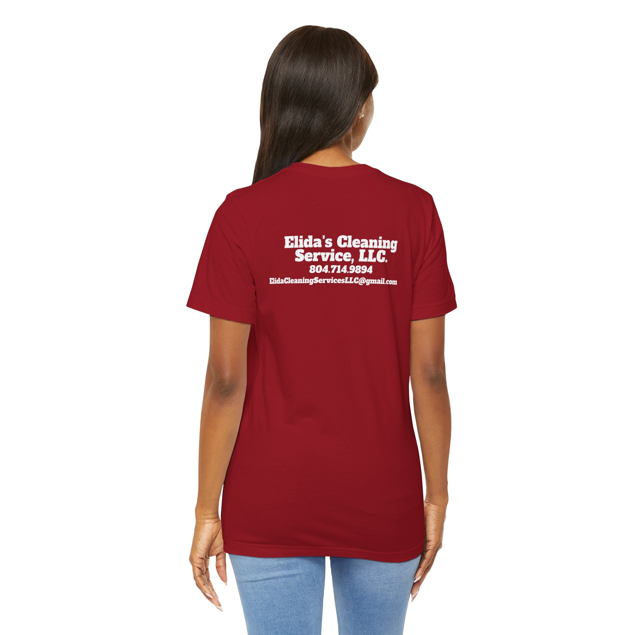 Elida's Cleaning Service Logo Tee — Staff Uniform T-Shirt