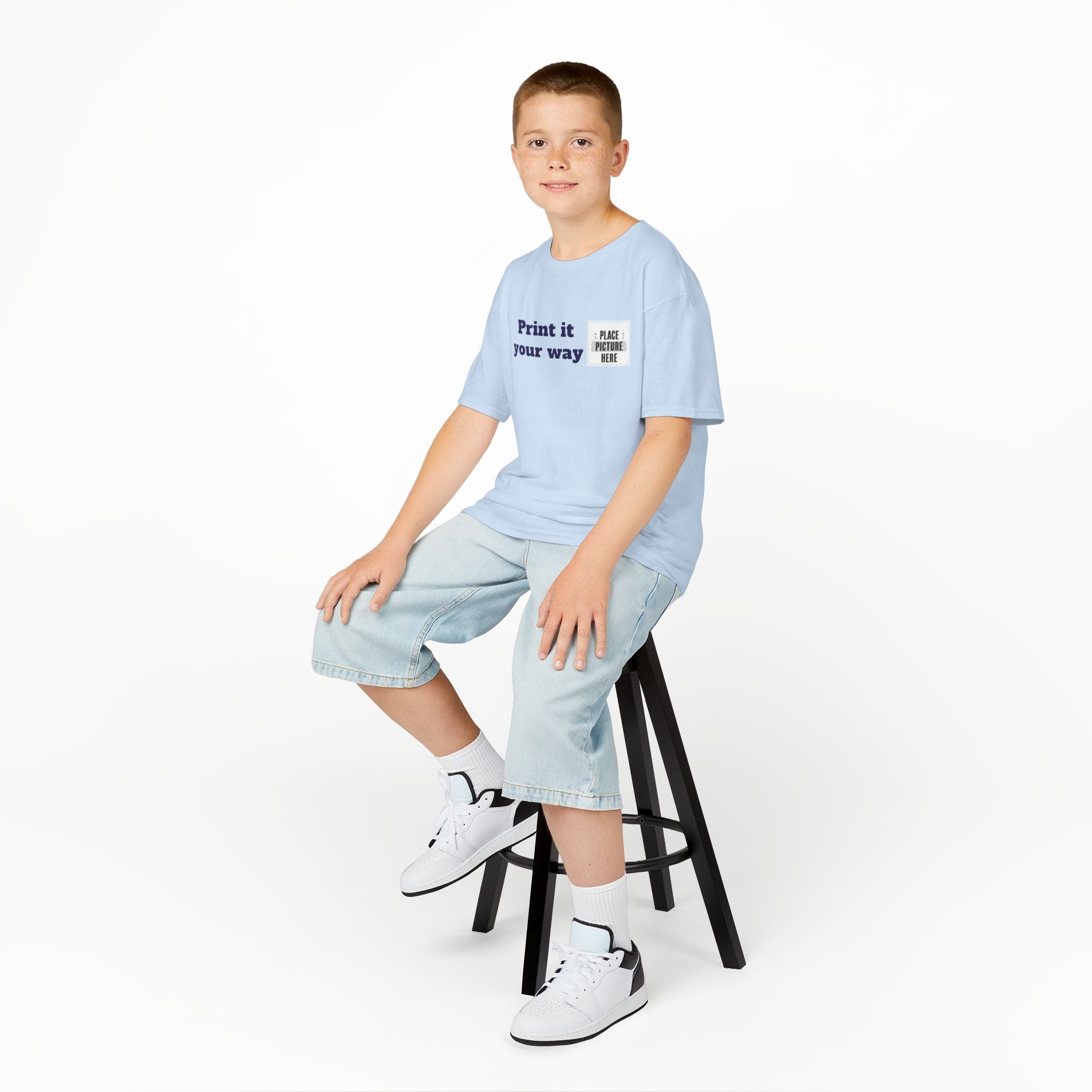 Personalized Tee for Birthdays, Team & School — "Designed by  You" Customizable Kids T-Shirt