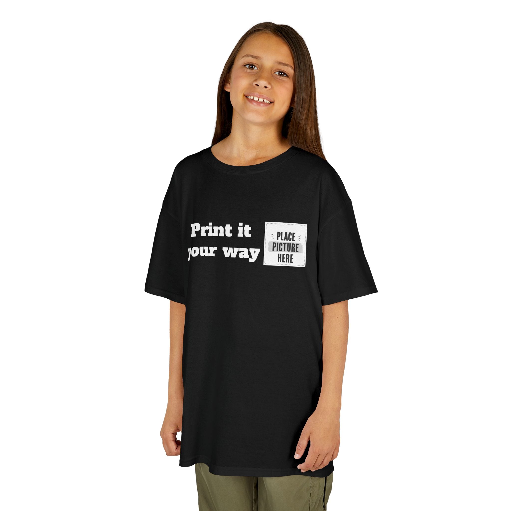 Personalized Tee for Birthdays, Team & School — "Designed by  You" Customizable Kids T-Shirt