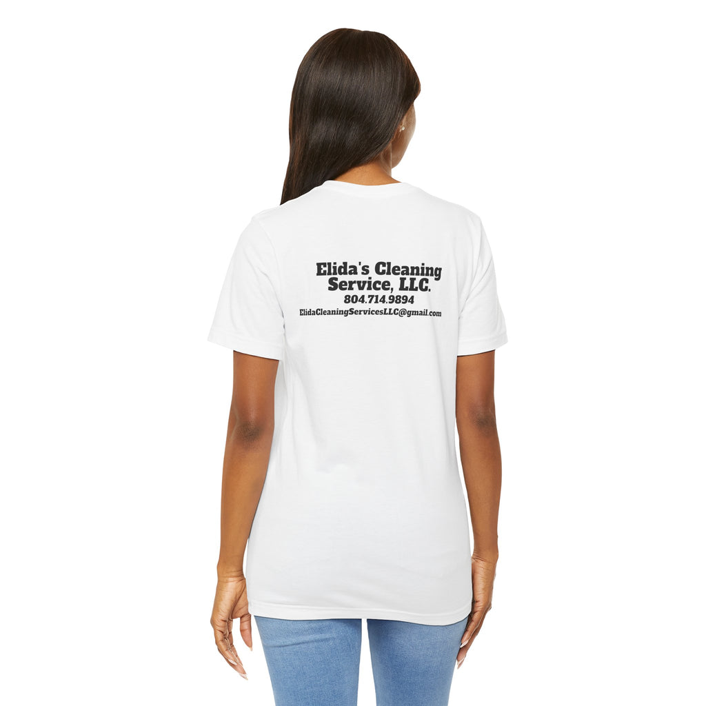 Elida's Cleaning Service Logo Tee — Staff Uniform T-Shirt