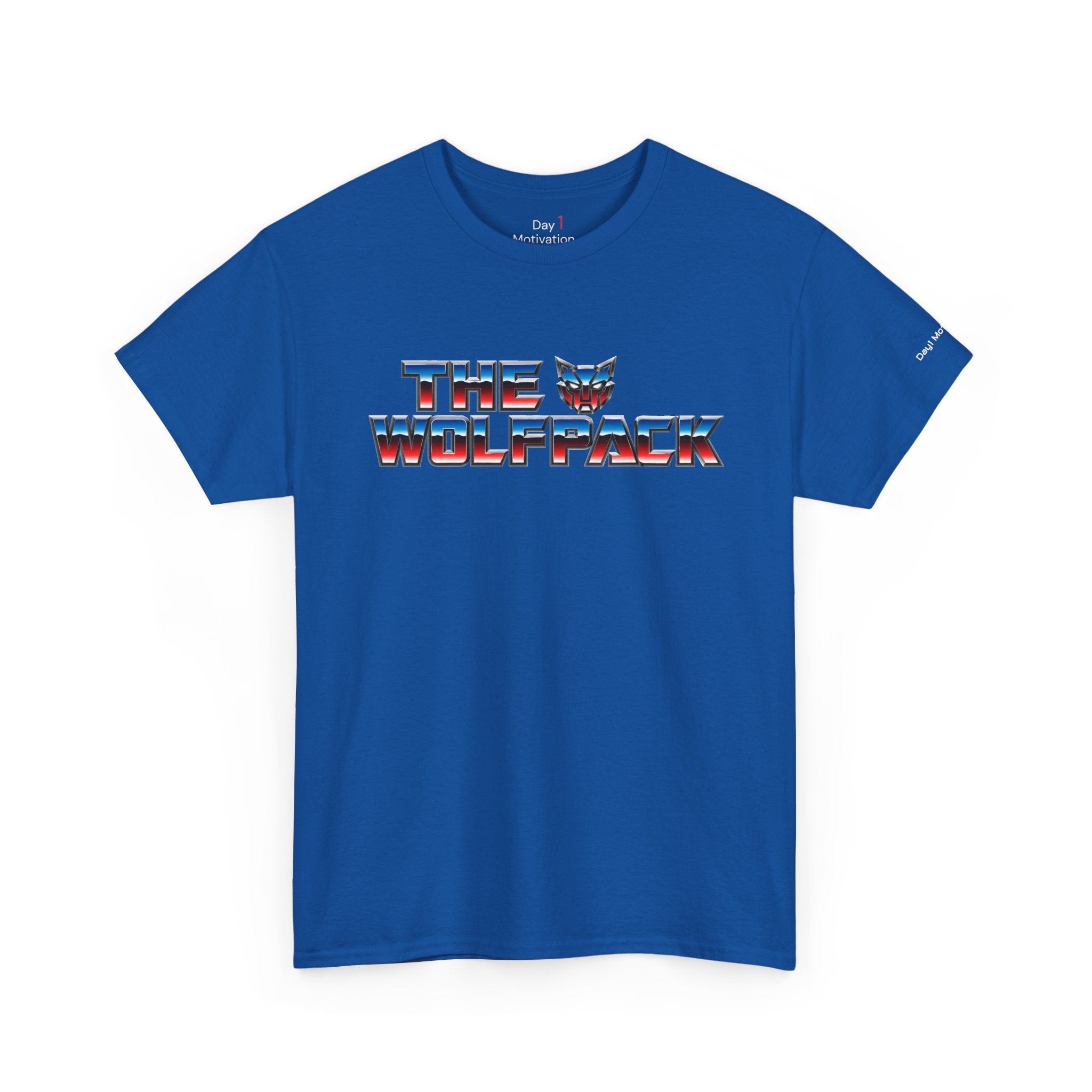 Wolfpack Graphic Tee — Retro Transformers-Inspired Logo