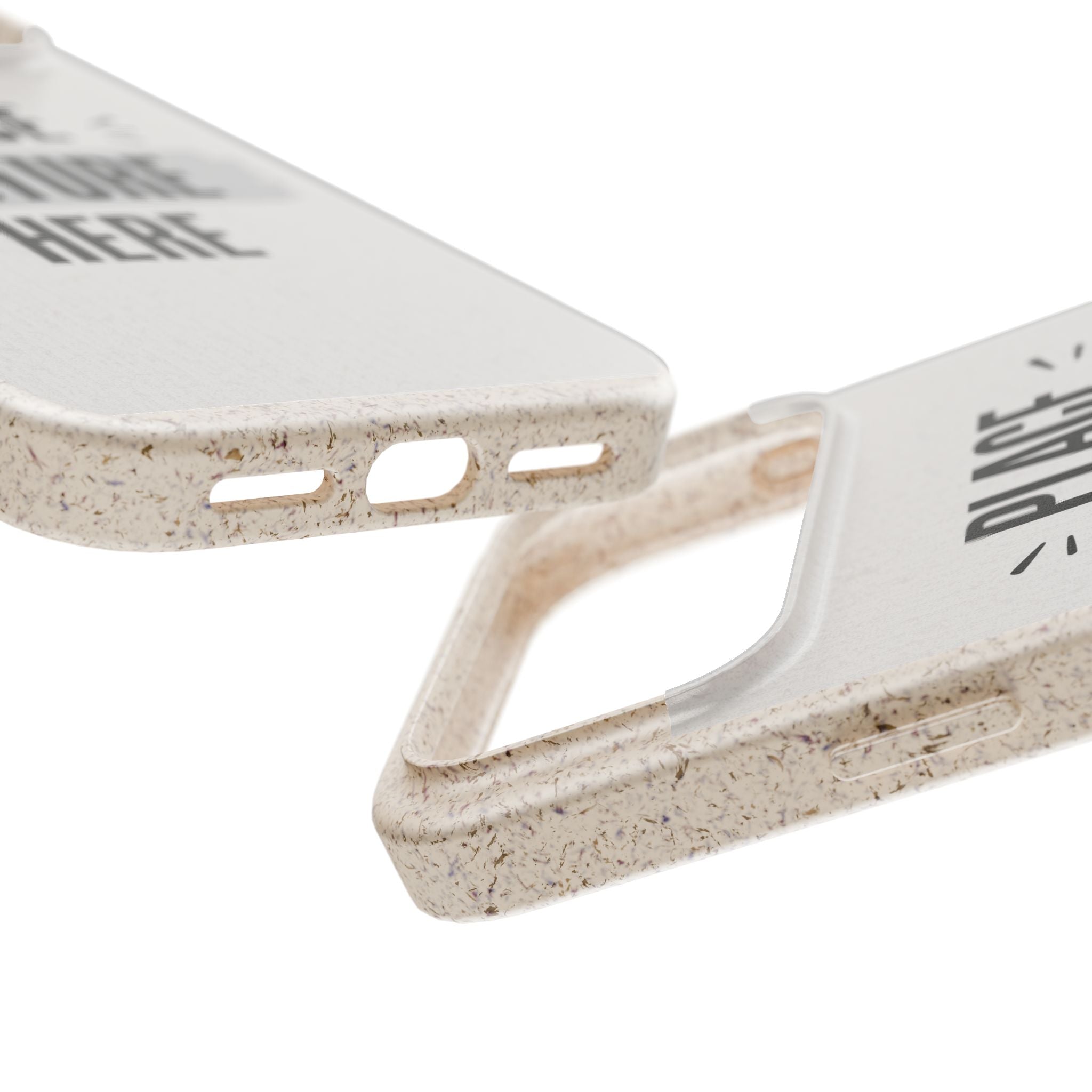 Biodegradable Phone Case — Eco-Friendly Customizable "Place Picture Here" Design