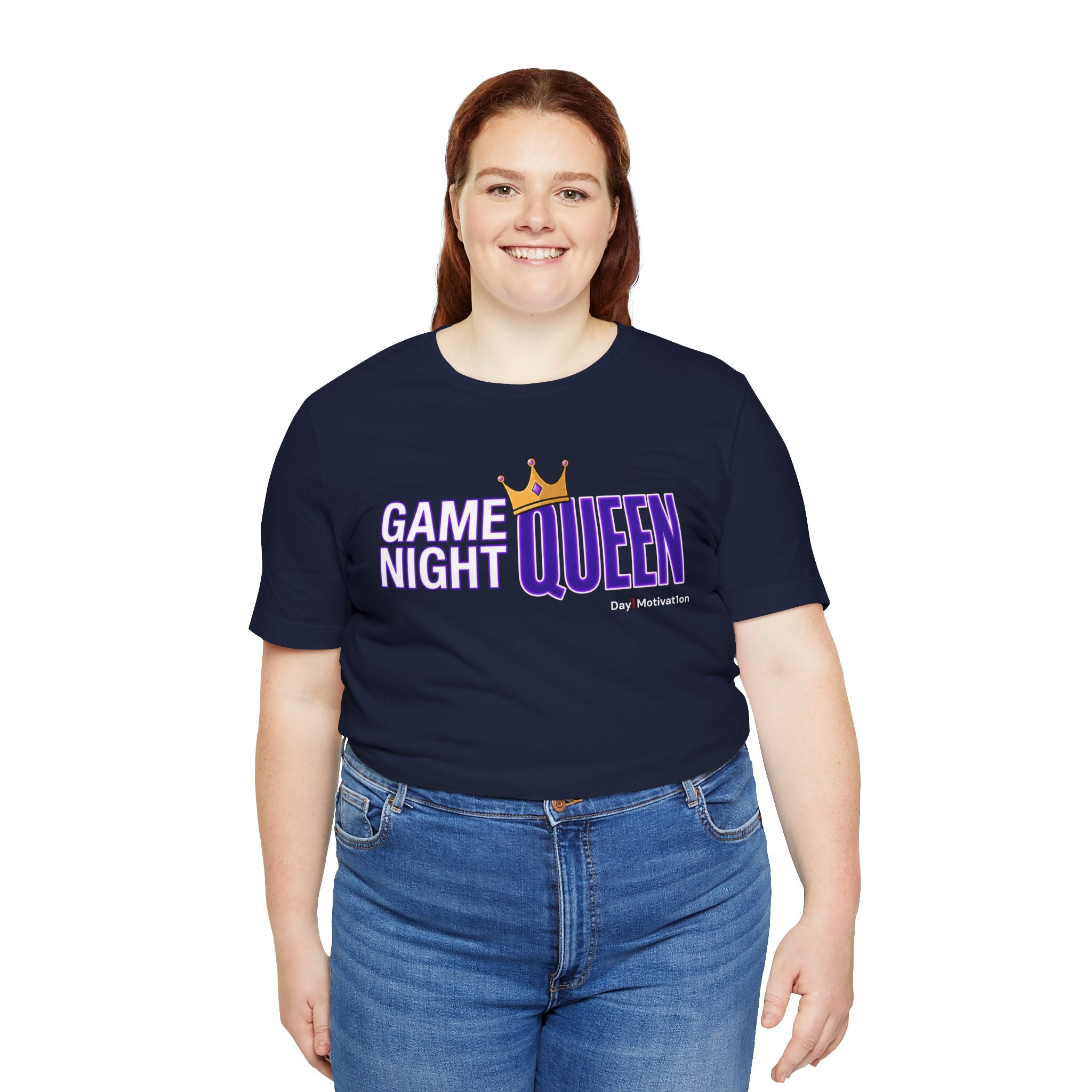 Game Night Queen T-Shirt — Graphic Tee for Game Nights & Parties